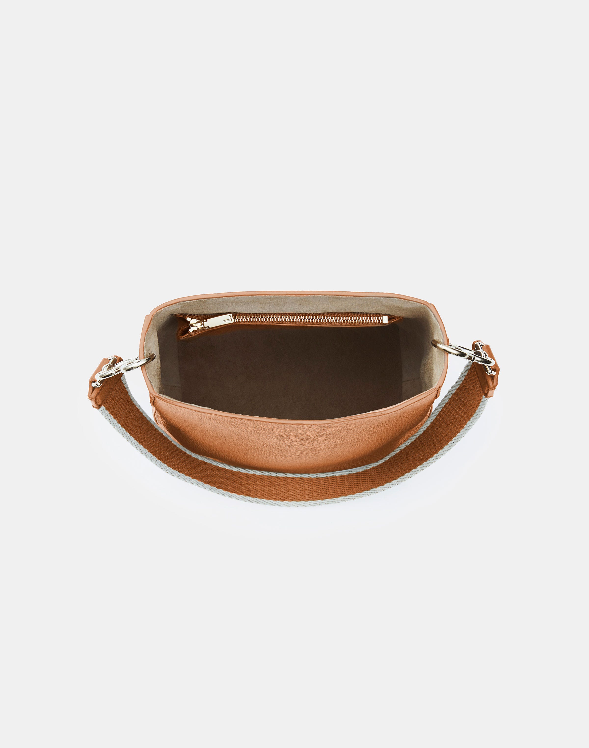 Grained Calfskin Leather 8 Knot Hobo—Small