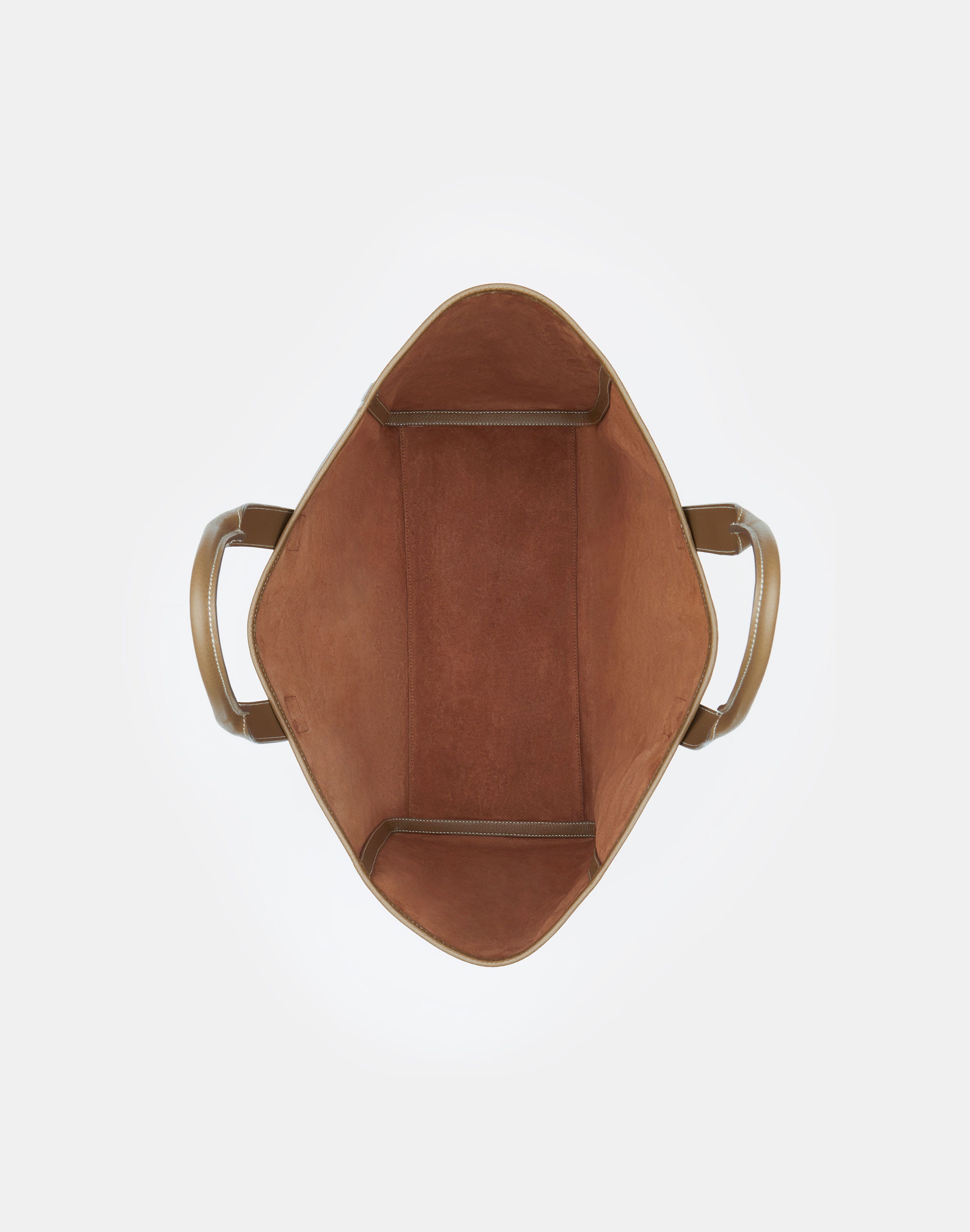 Grained Calfskin Leather Postmark L Tote