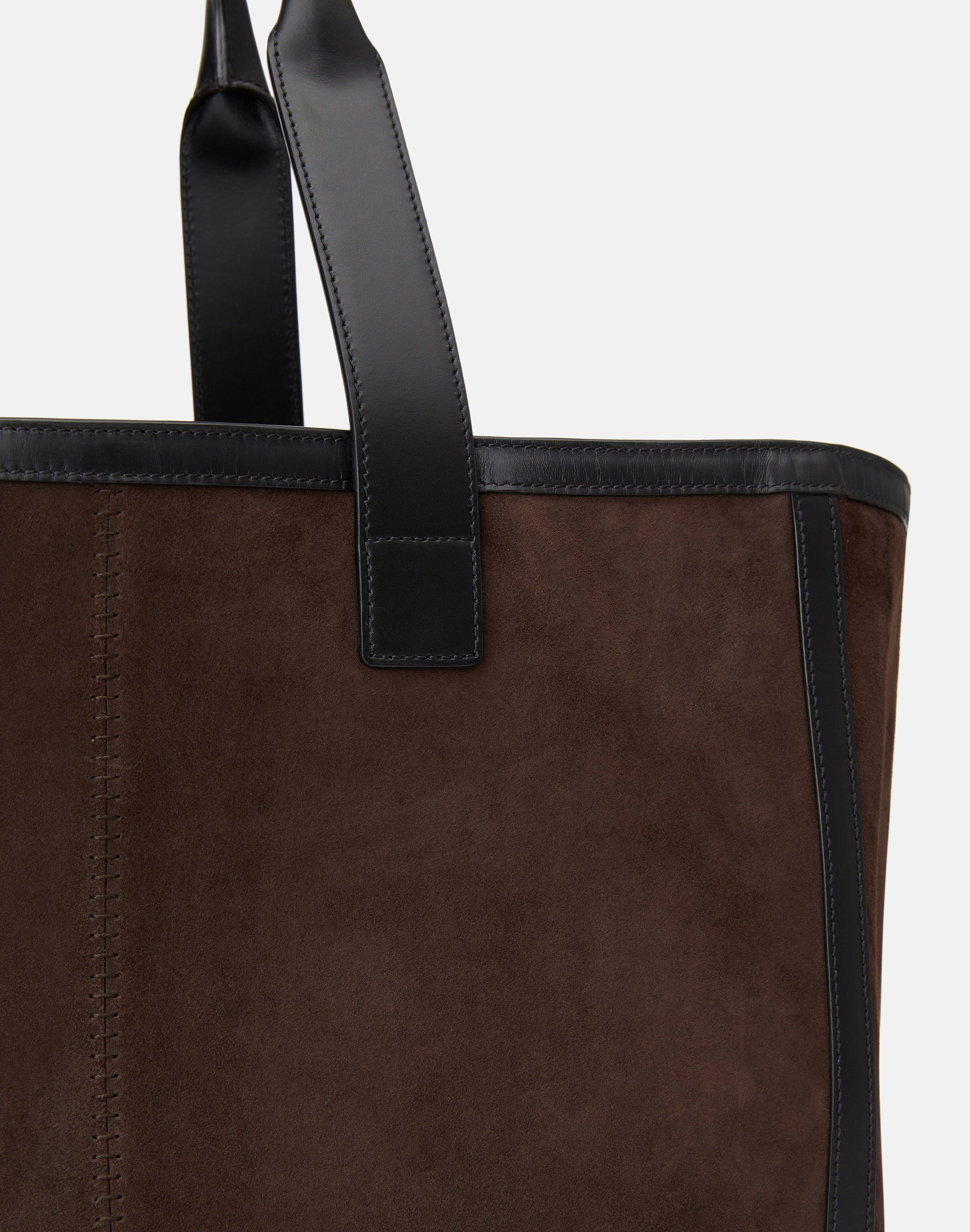 Suede & Leather L Tote