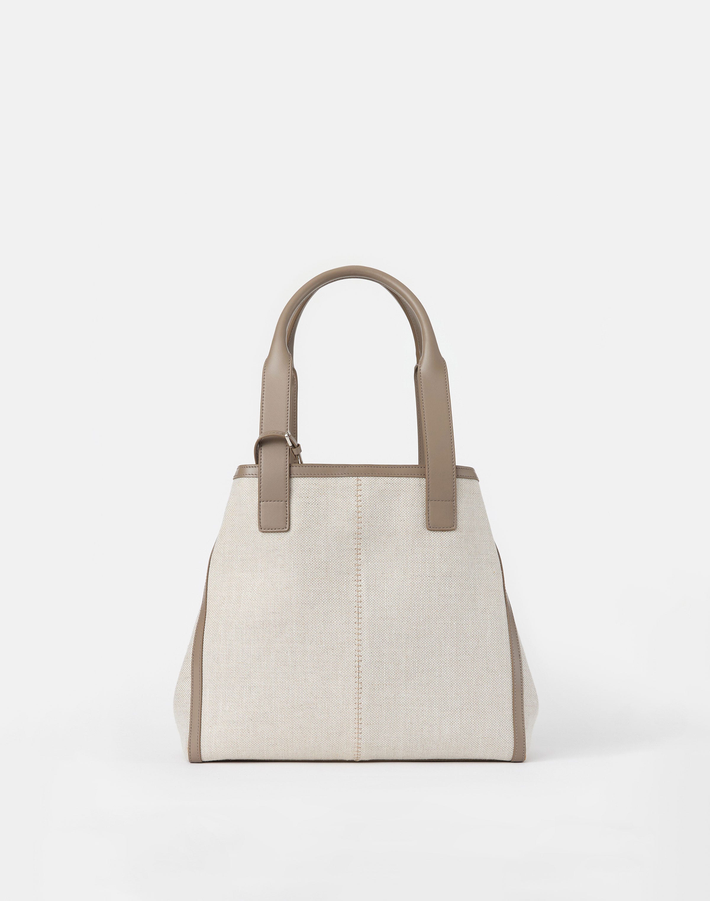 Linen-Hemp Canvas L Tote—Small