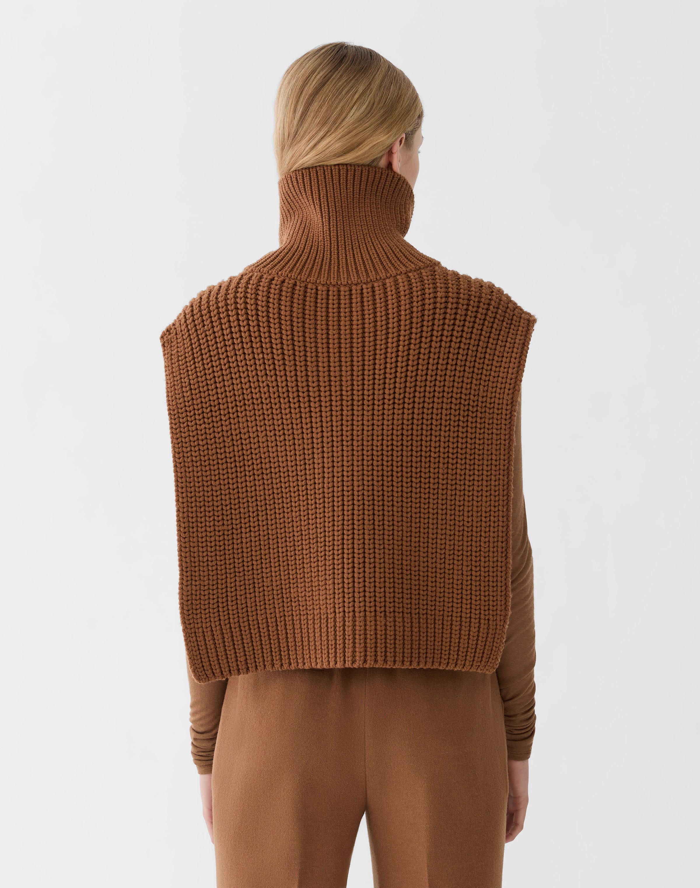 Lofty Merino Wool Button Dickey