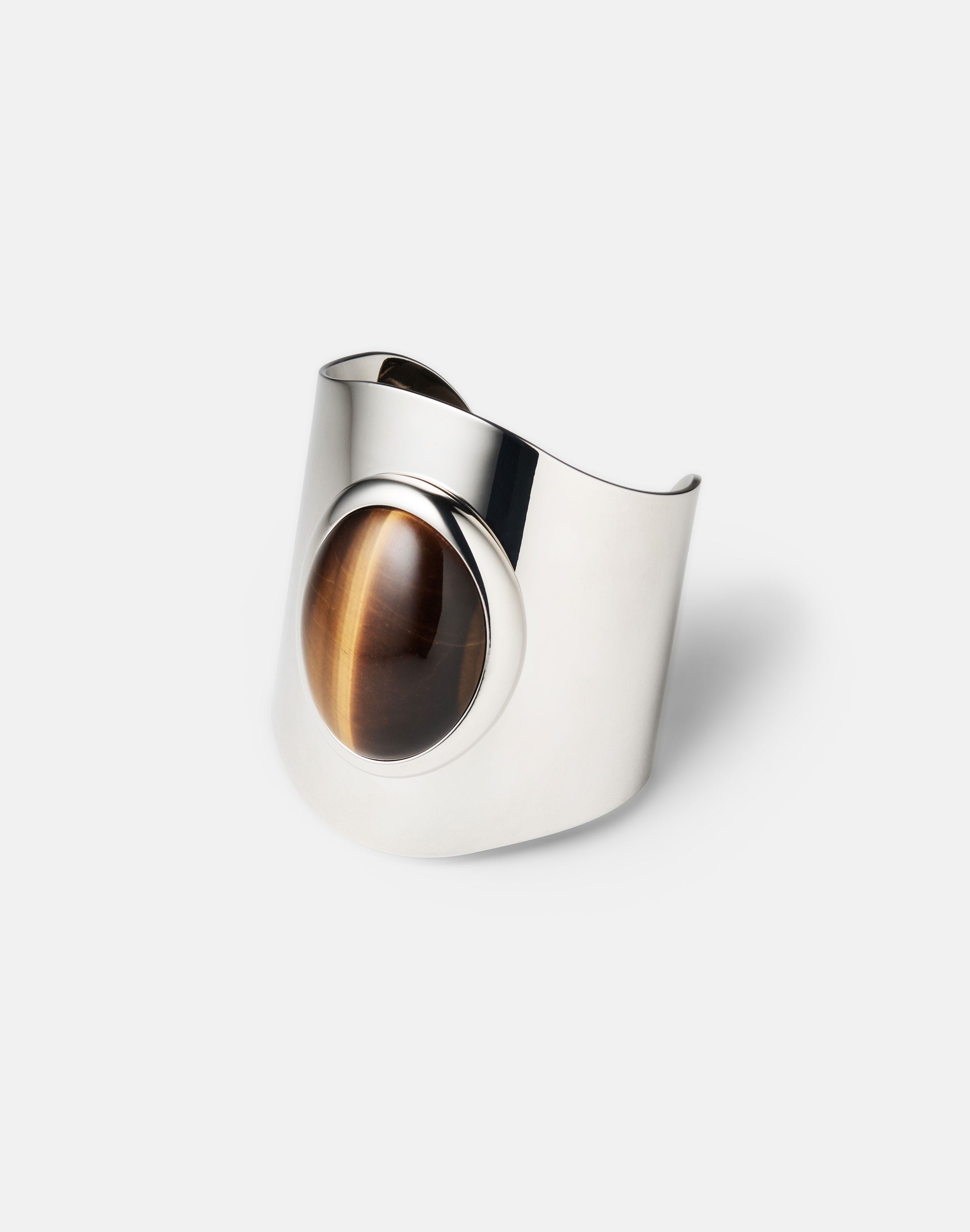Modernist Semi-Precious Stone Cuff
