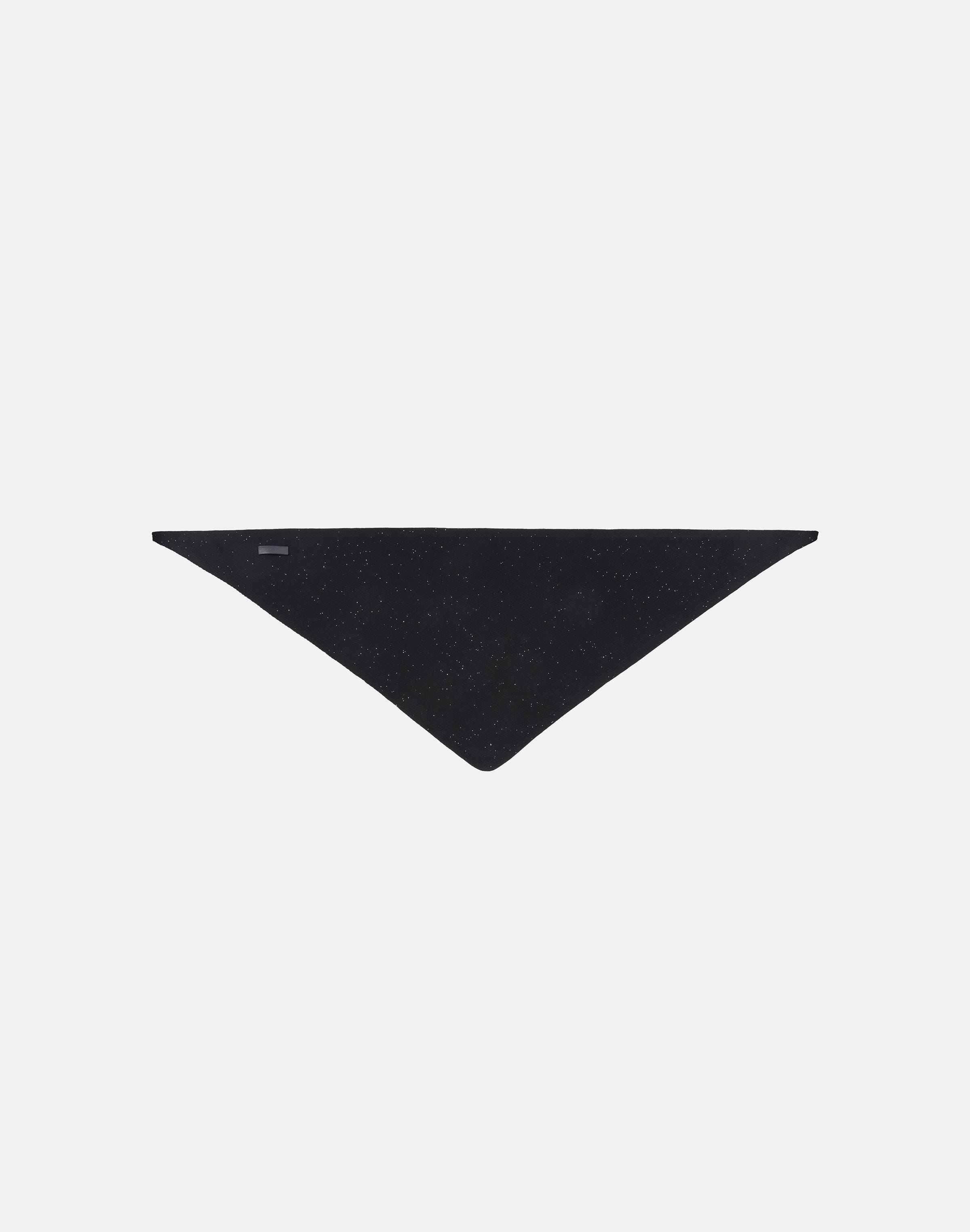 Cashmere-Silk Sequin Leather Tab Shawl