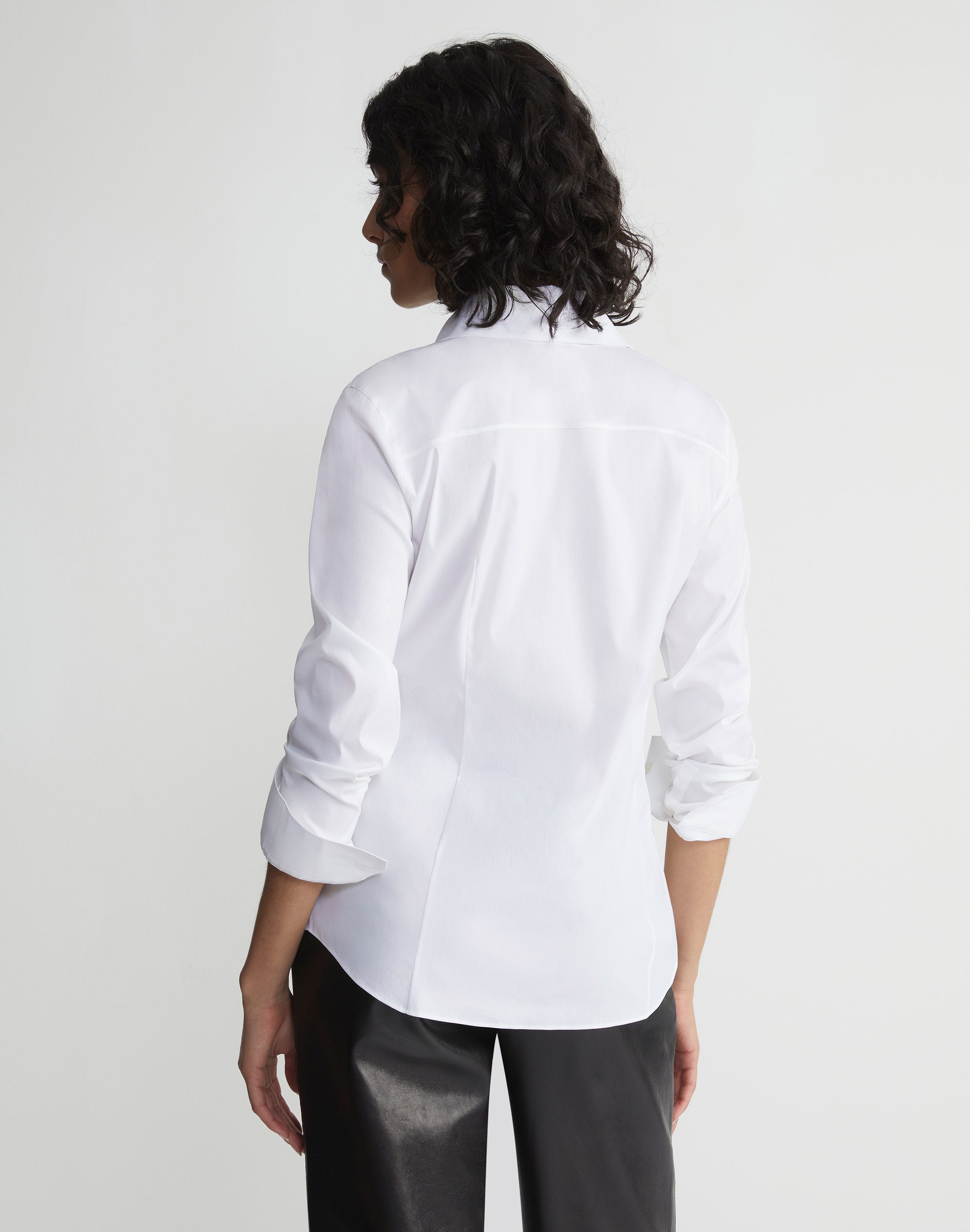 Stretch Cotton Slim Shirt