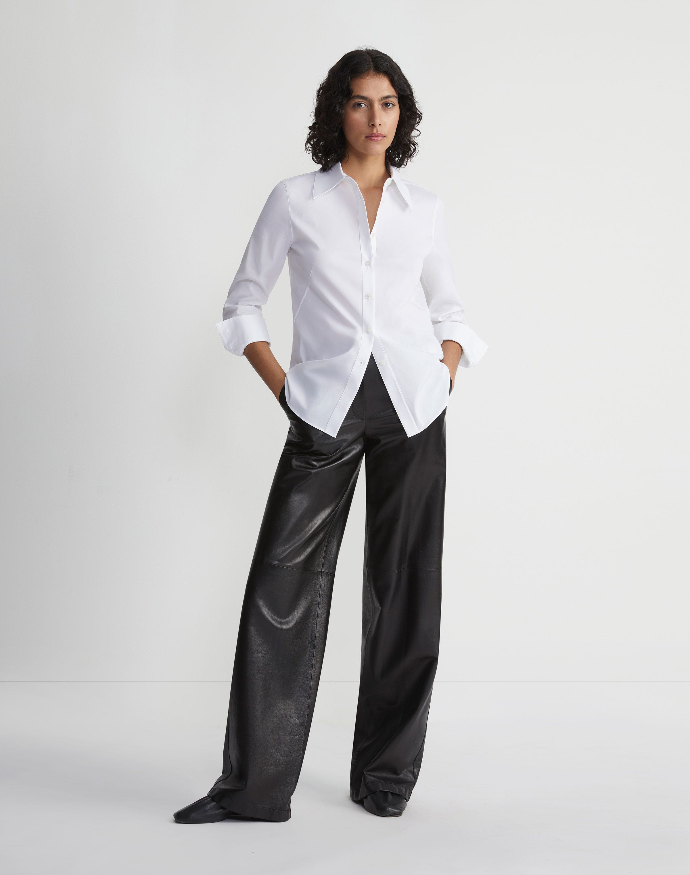 Stretch Cotton Slim Shirt