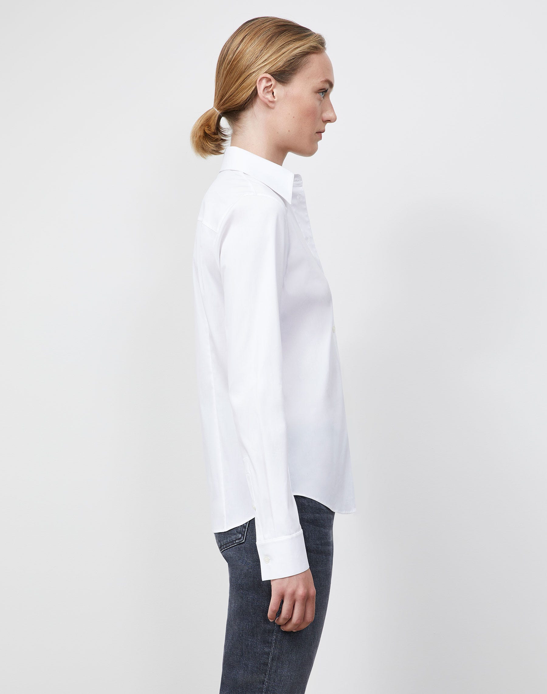 Stretch Cotton Slim Shirt
