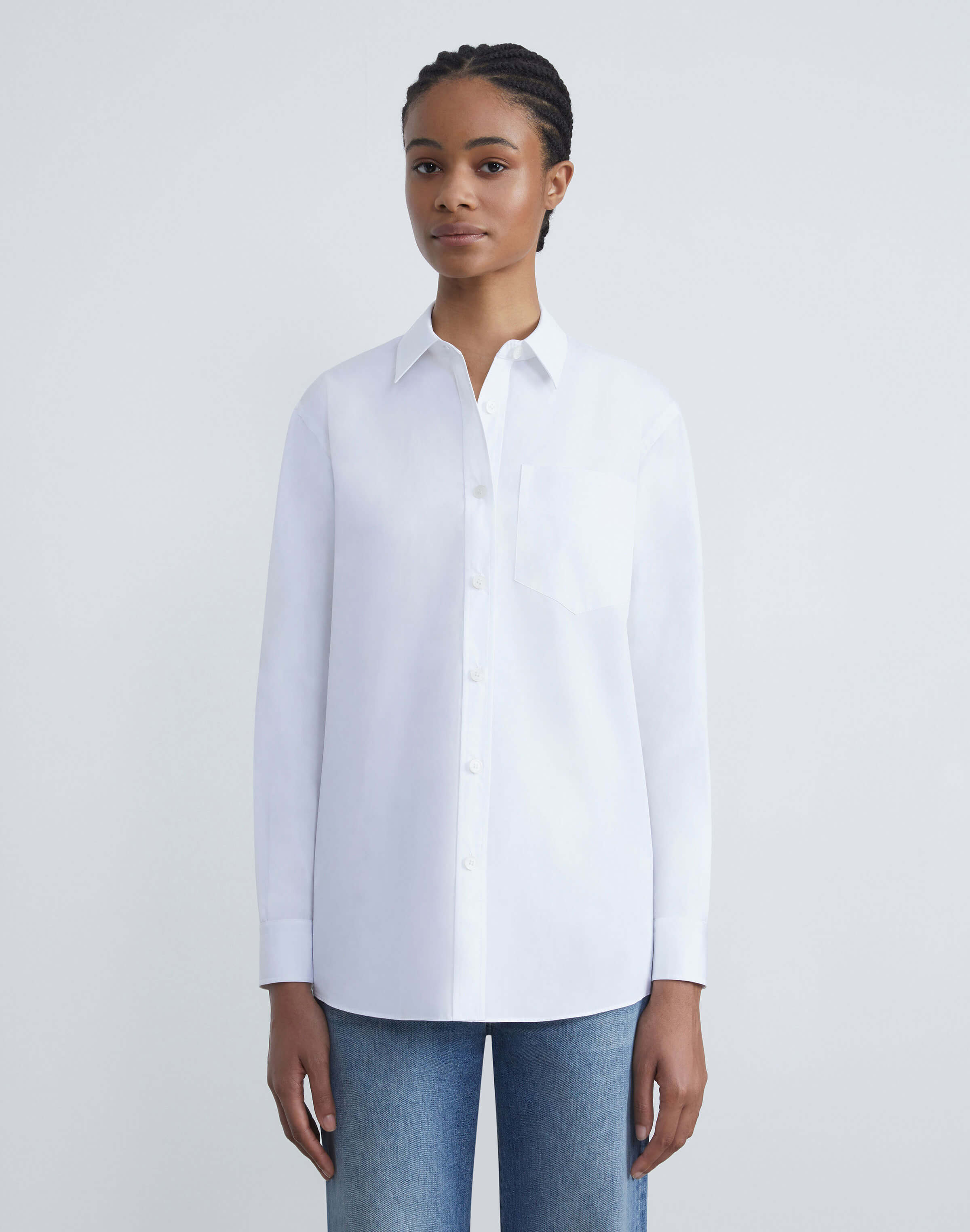 Organic Cotton Poplin Oversized Shirt
