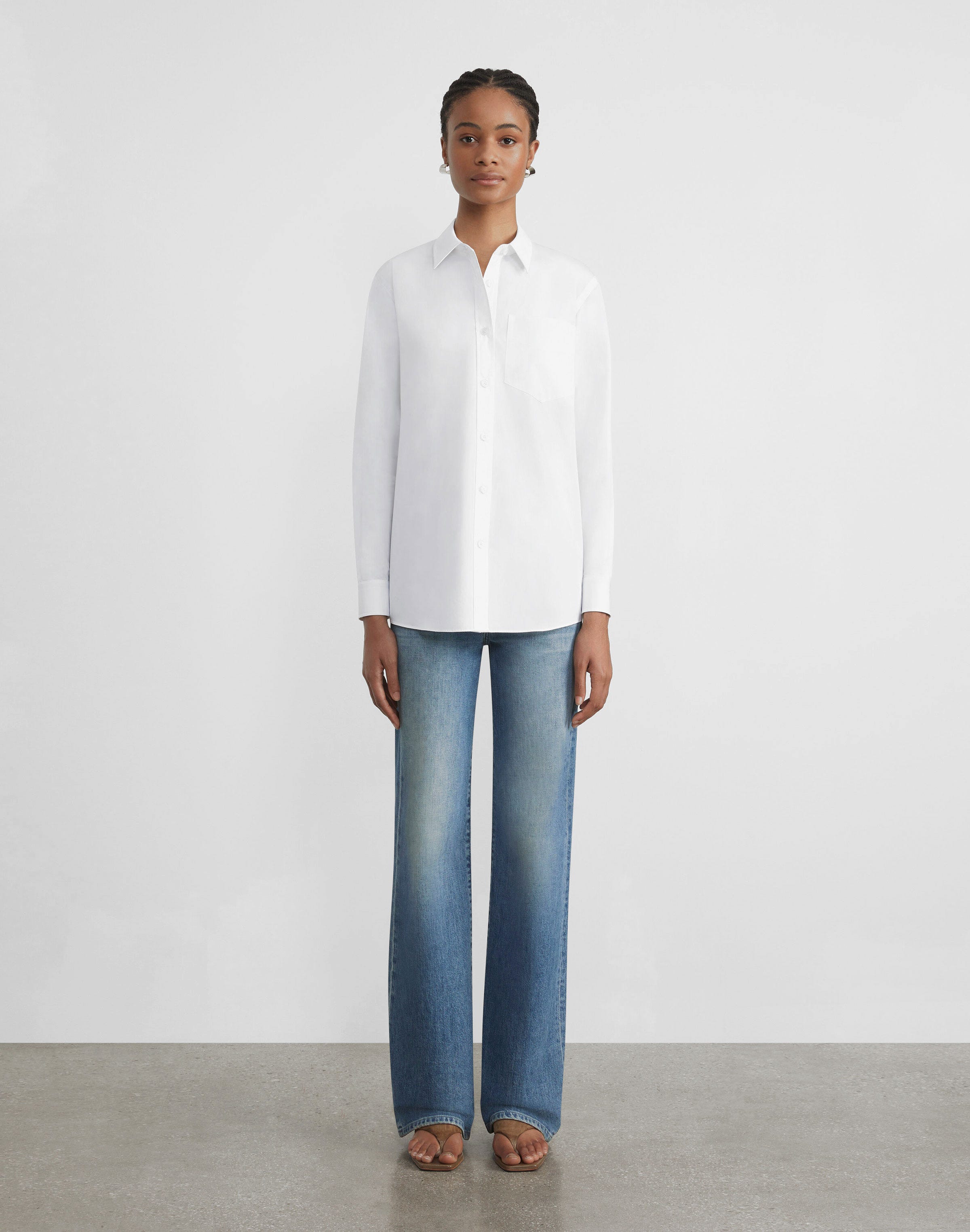 Organic Cotton Poplin Oversized Shirt