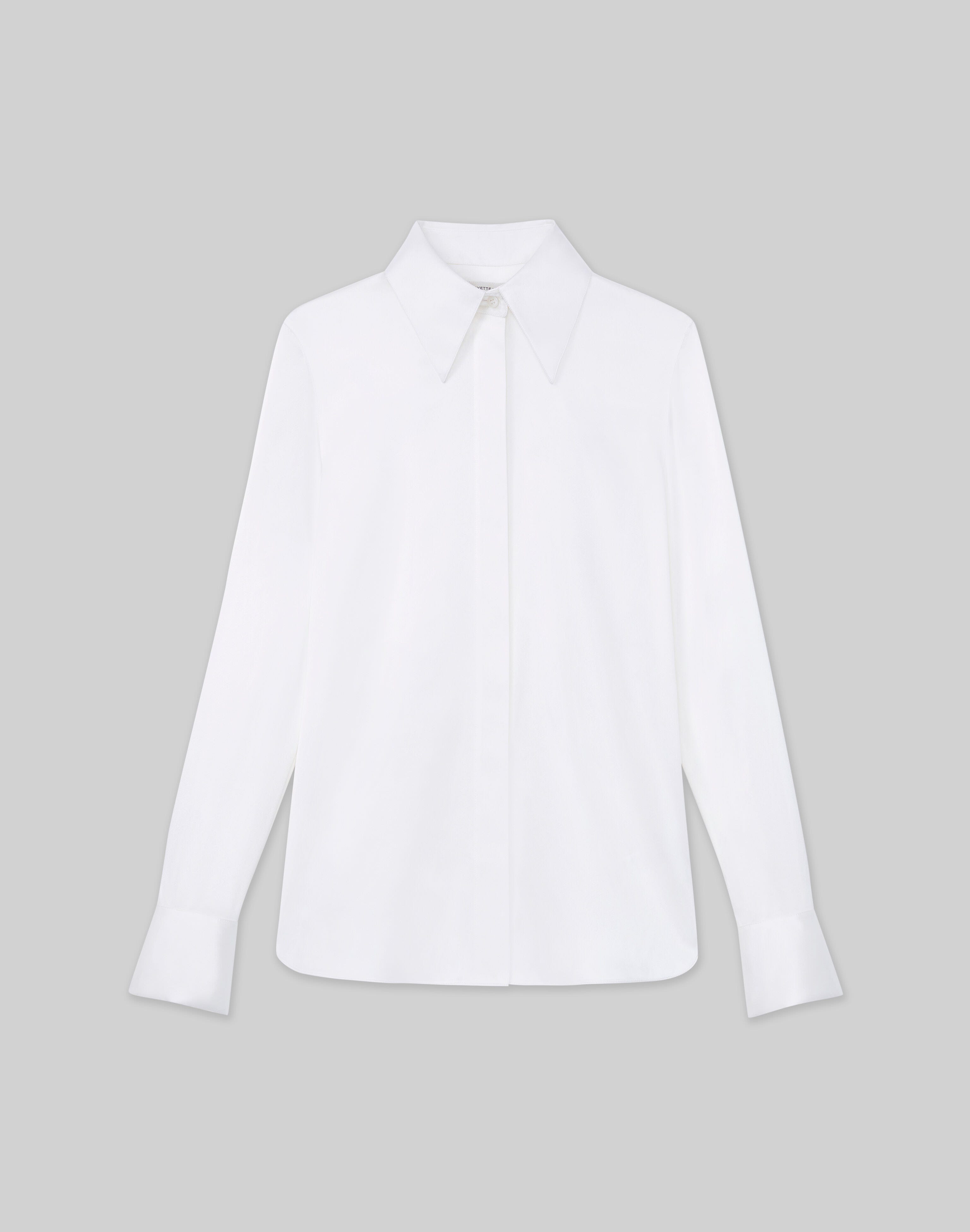 Silk Charmeuse French Cuff Blouse