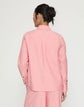 Petite Slubbed Cotton Button Down Shirt