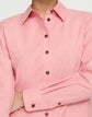 Petite Slubbed Cotton Button Down Shirt