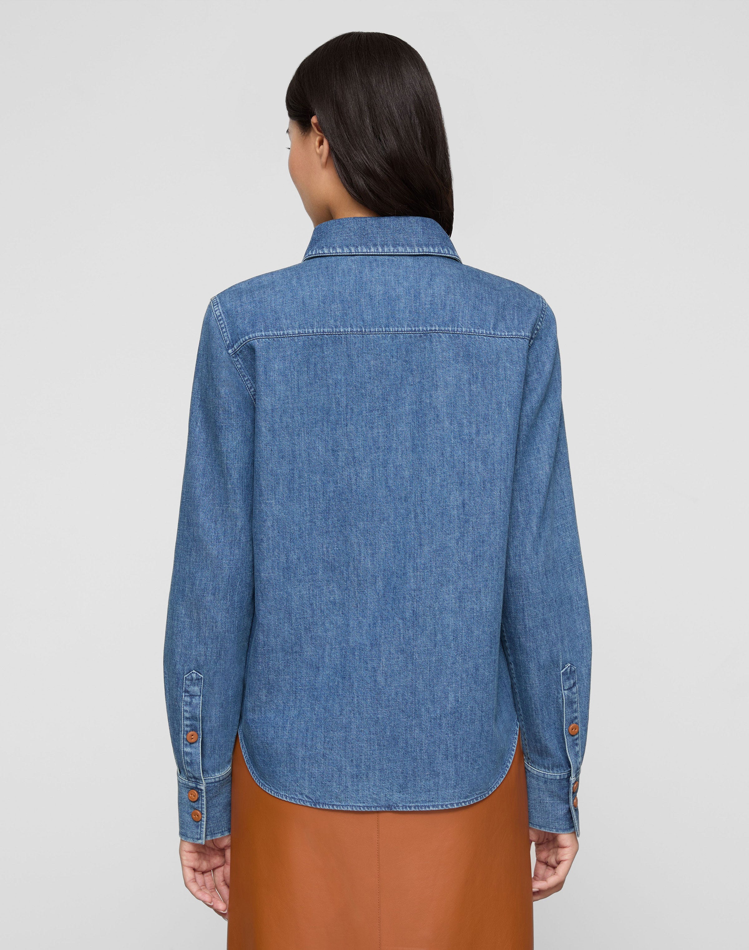 Chambray Patch Pocket Shirt