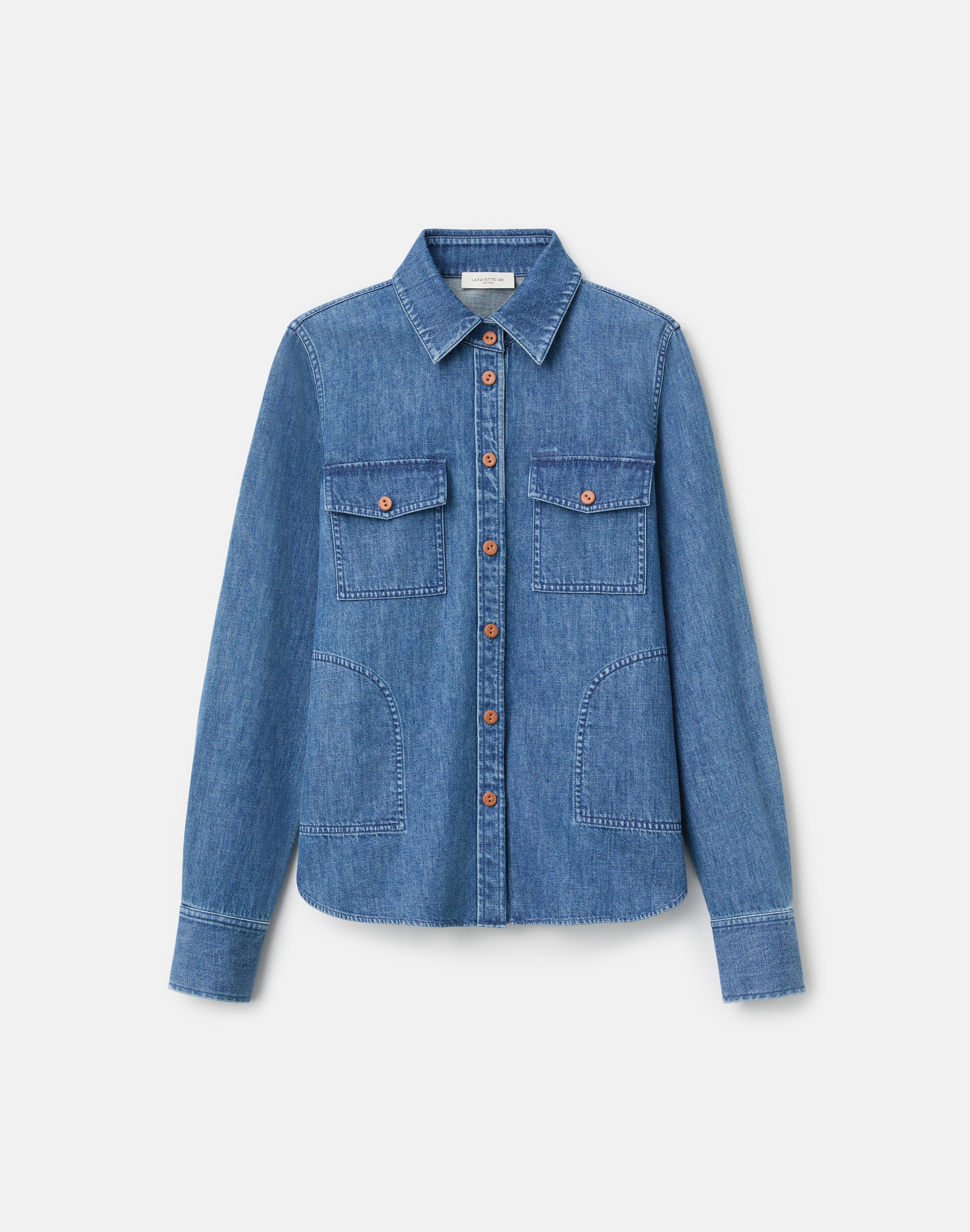 Chambray Patch Pocket Shirt