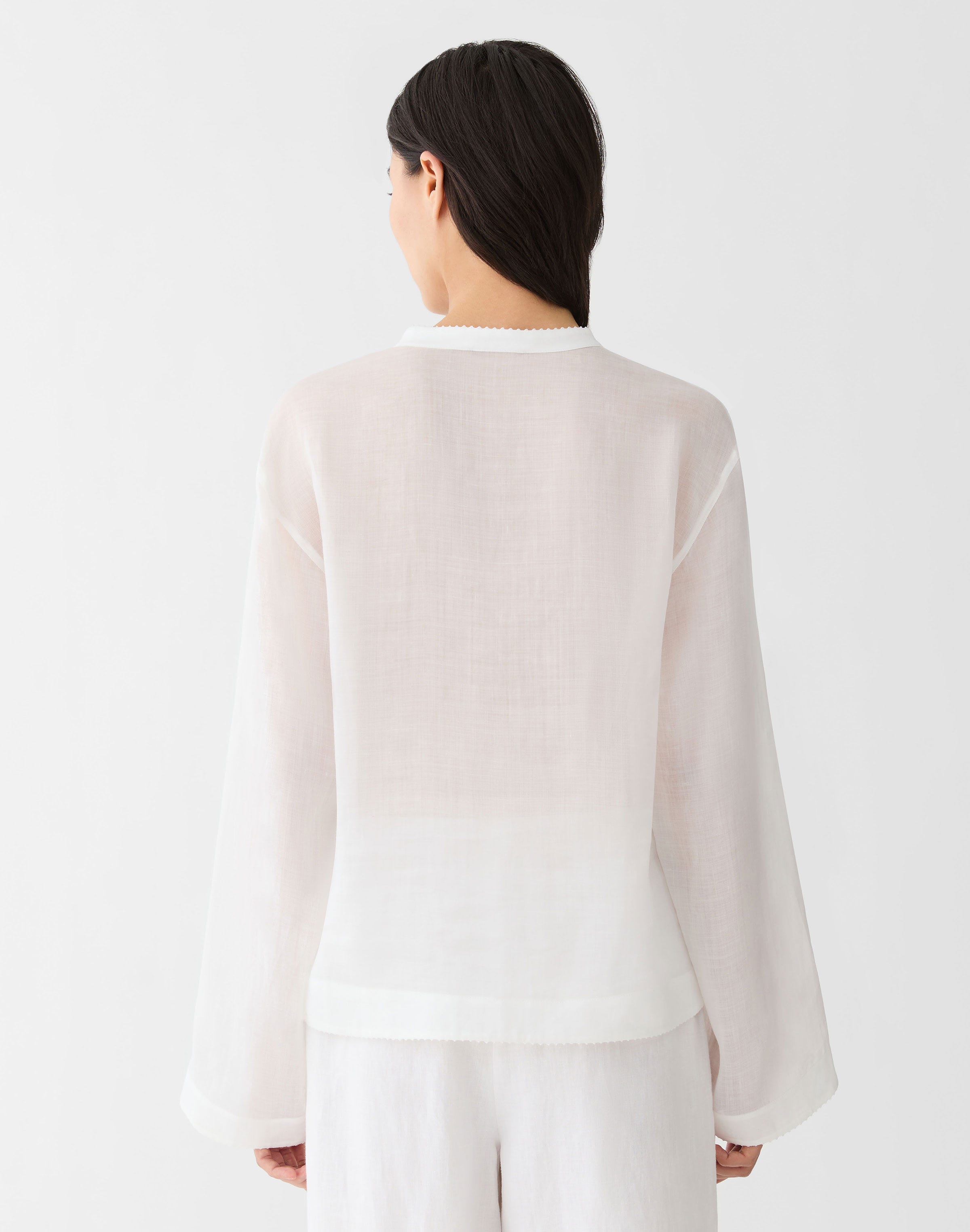 Gemma Cloth Voile Popover Blouse
