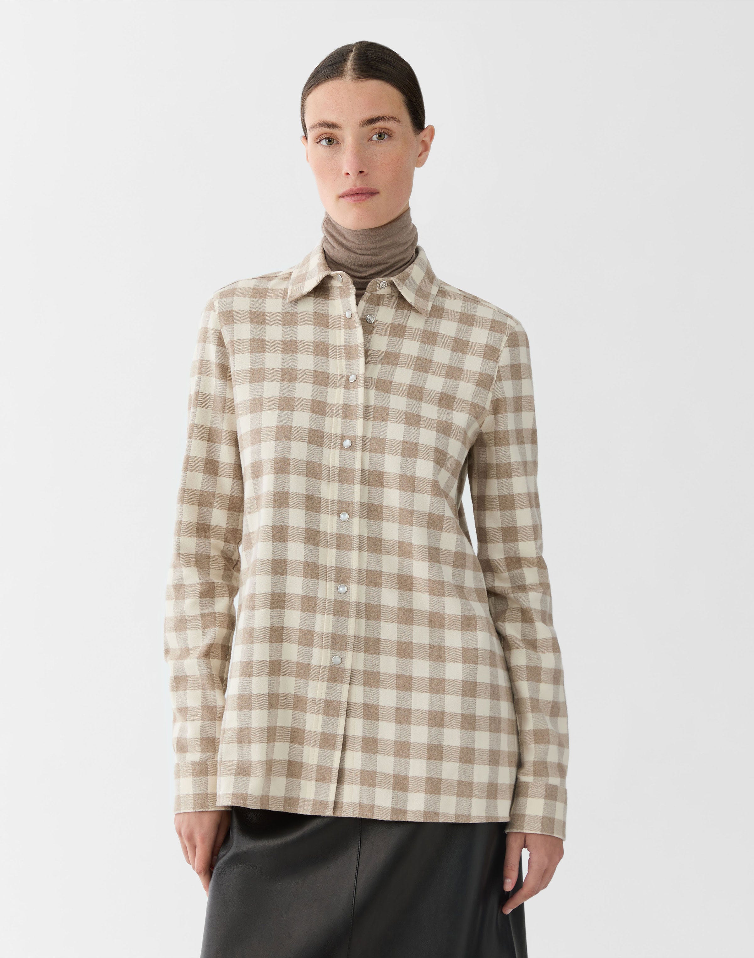 Buffalo Check Cotton Flannel Shirt
