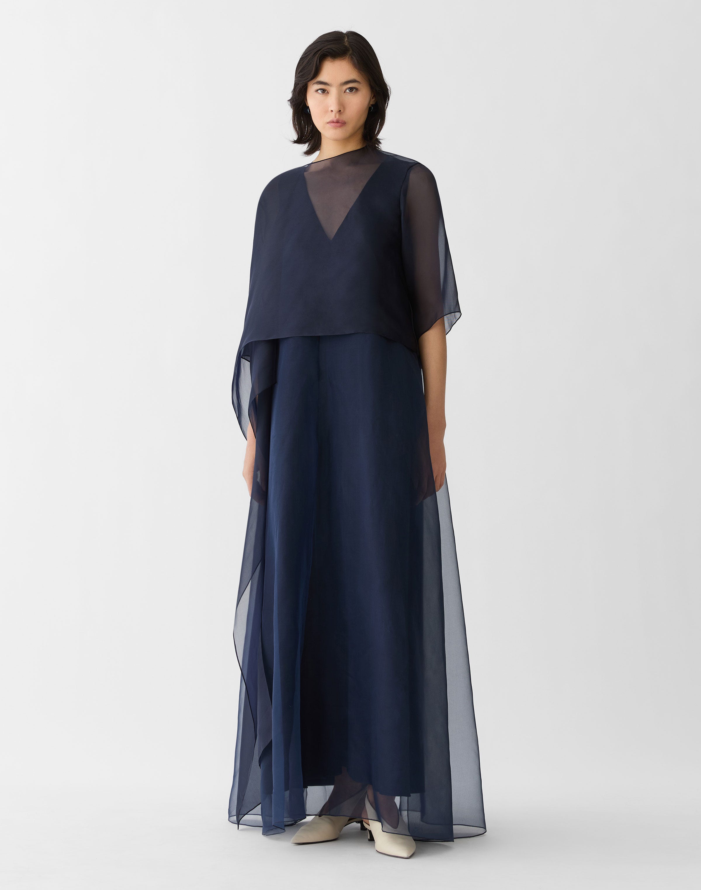 Silk Organza Bolero Wrap