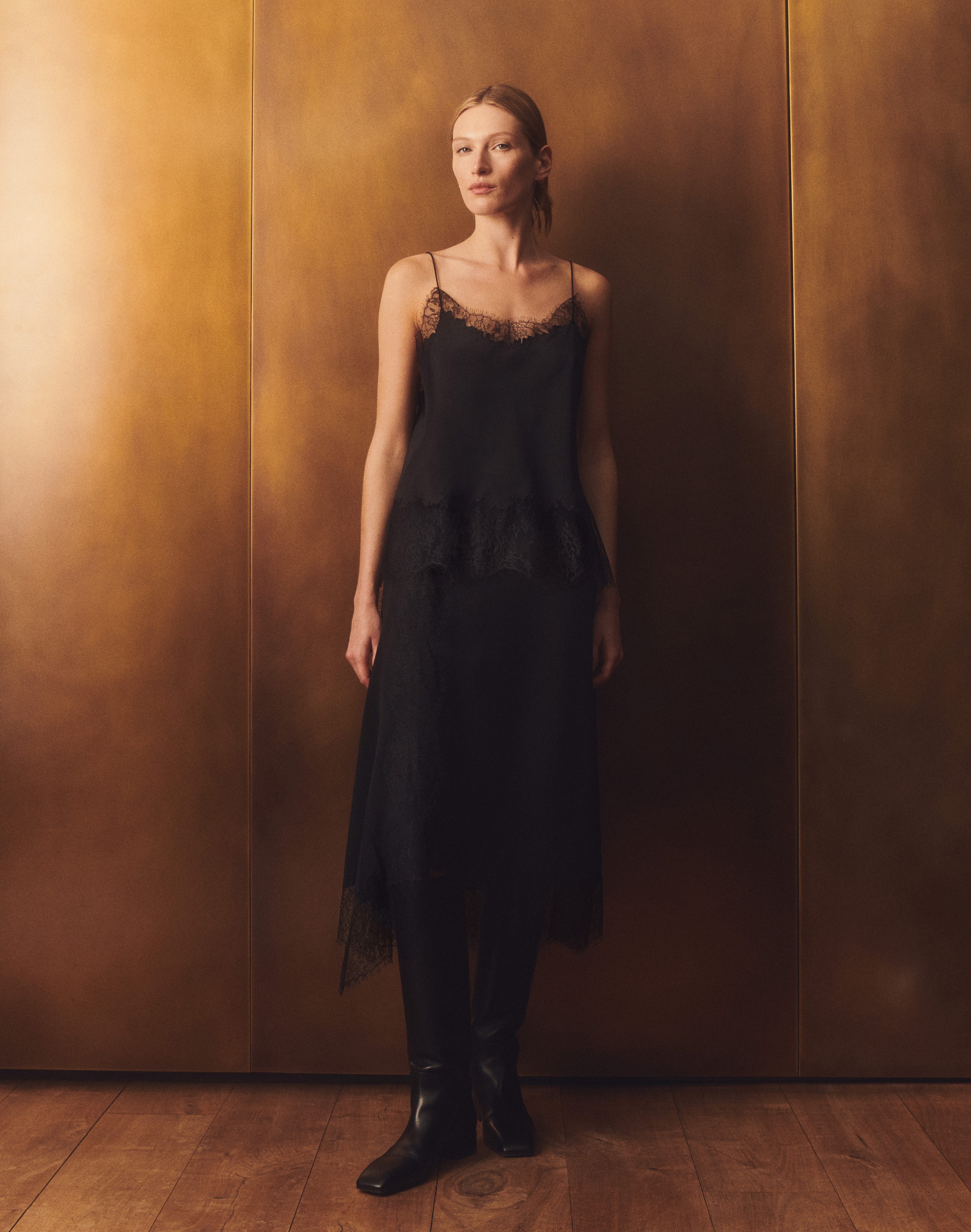 Lace Camisole and Skirt
