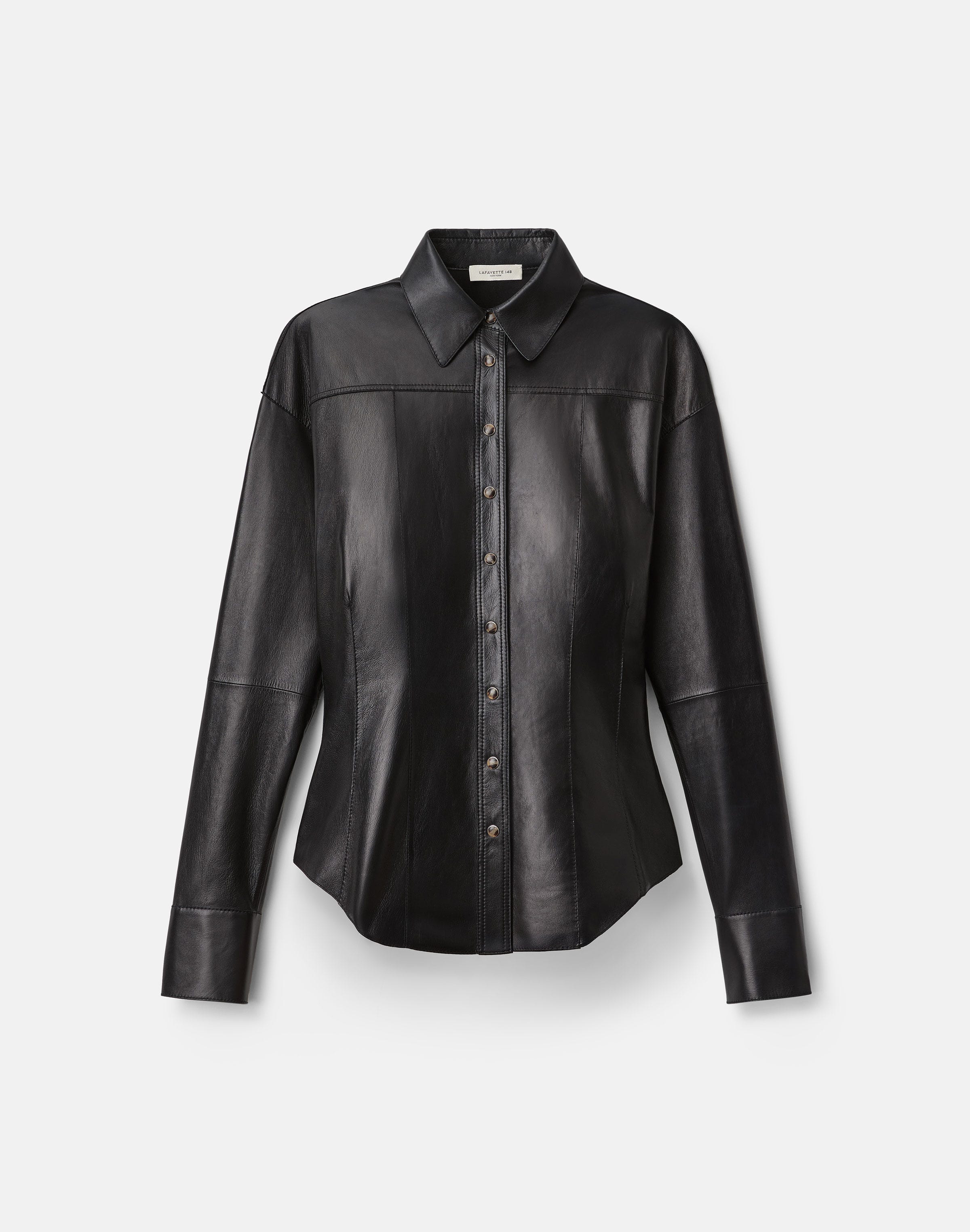 Nappa Leather Western Shirt