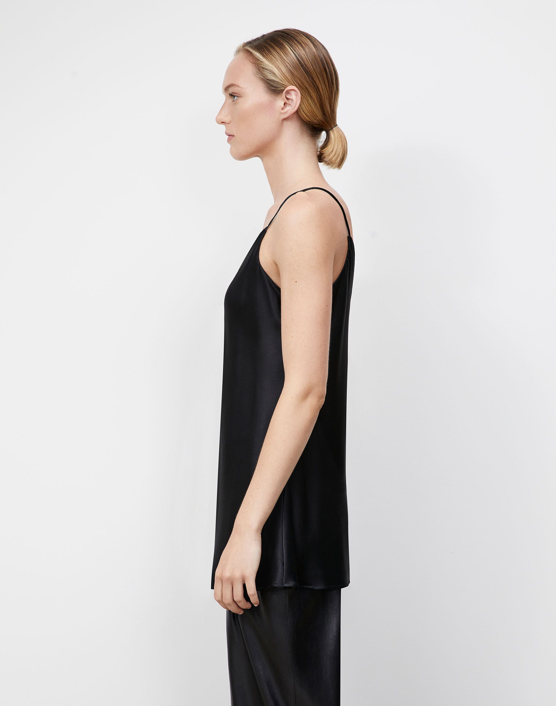 Silk Charmeuse Bias Tank
