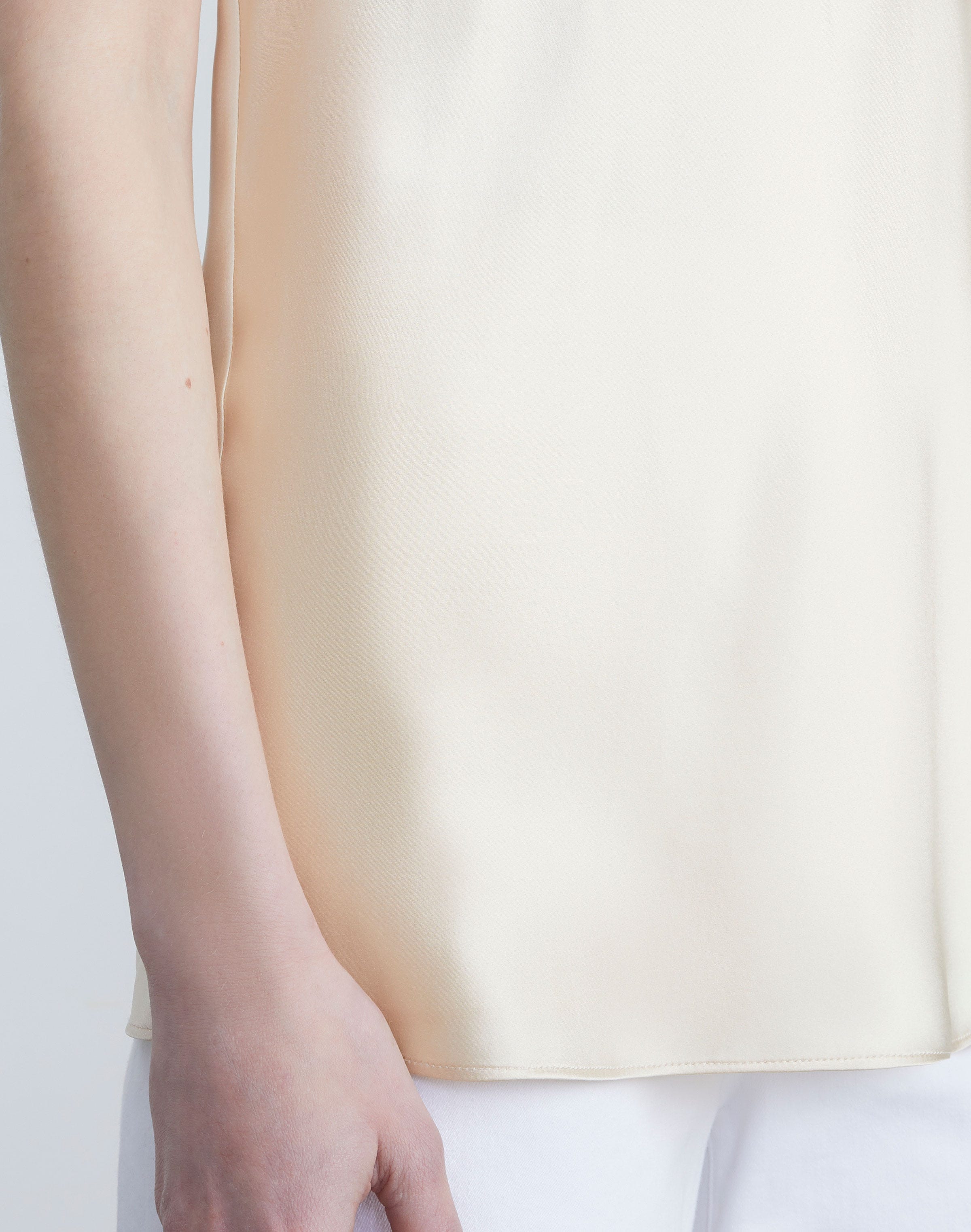 Silk Charmeuse Bias Tank