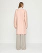 Two Tone Wool-Silk Double Face Reversible Coat