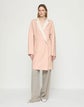Two Tone Wool-Silk Double Face Reversible Coat