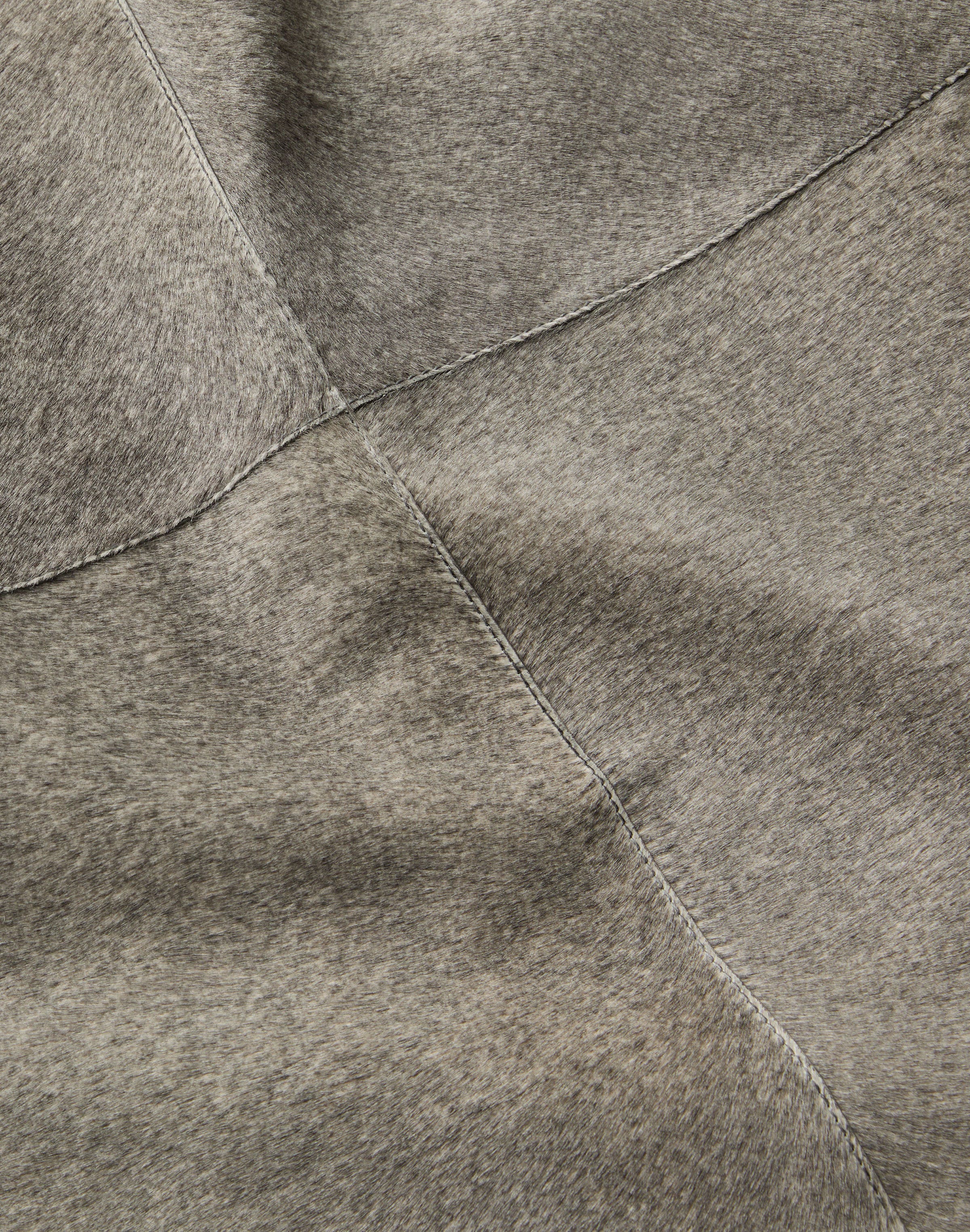 Calf Hair Three Button Coat