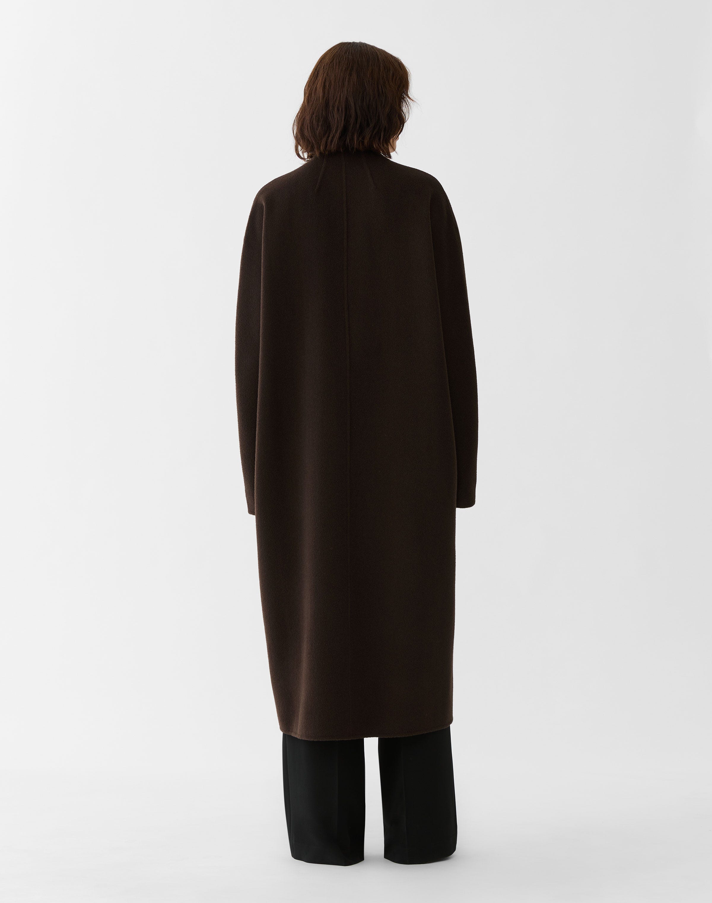 Cashmere Double Face Oversized Long Coat