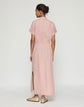 Organic Linen Claudine Collar Drawstring Dress