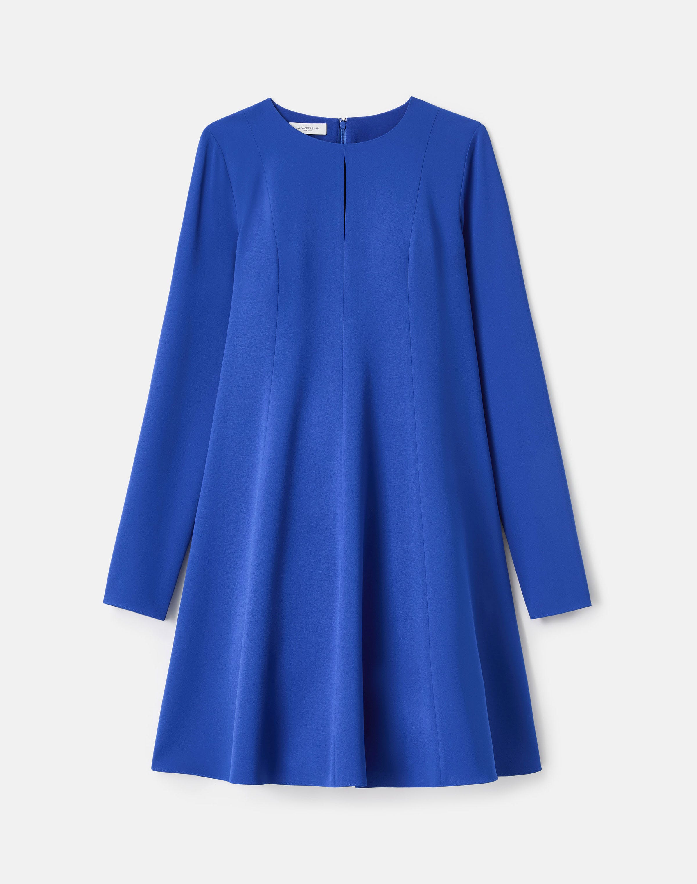 Plus-Size Responsible Finesse Crepe A-Line Godet Dress