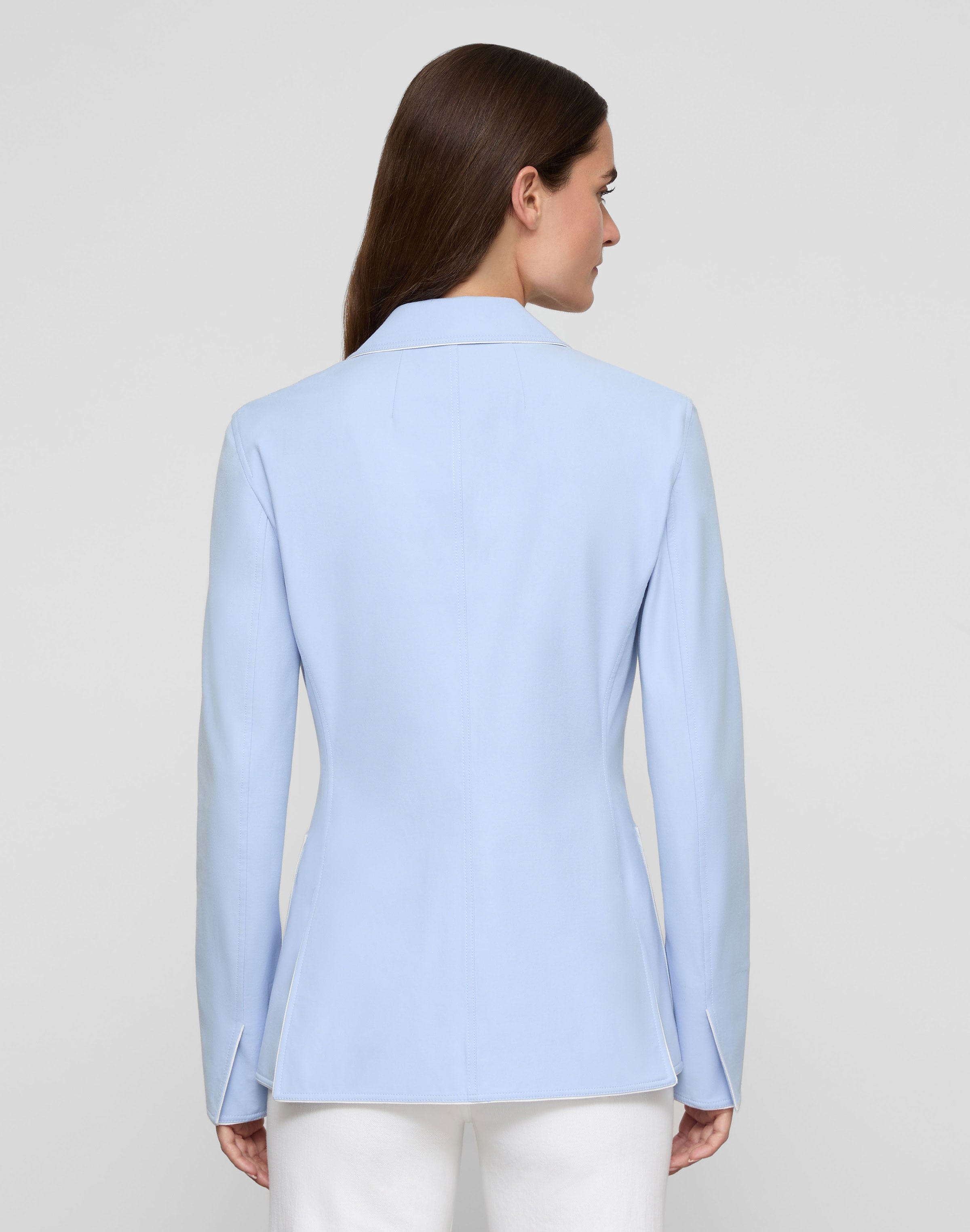Petite Techno Stretch Twill Three Pocket Blazer