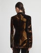 L148 X Save Venice Print Velvet Peak Lapel Tailored Blazer