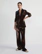 L148 X Save Venice Print Velvet Peak Lapel Tailored Blazer