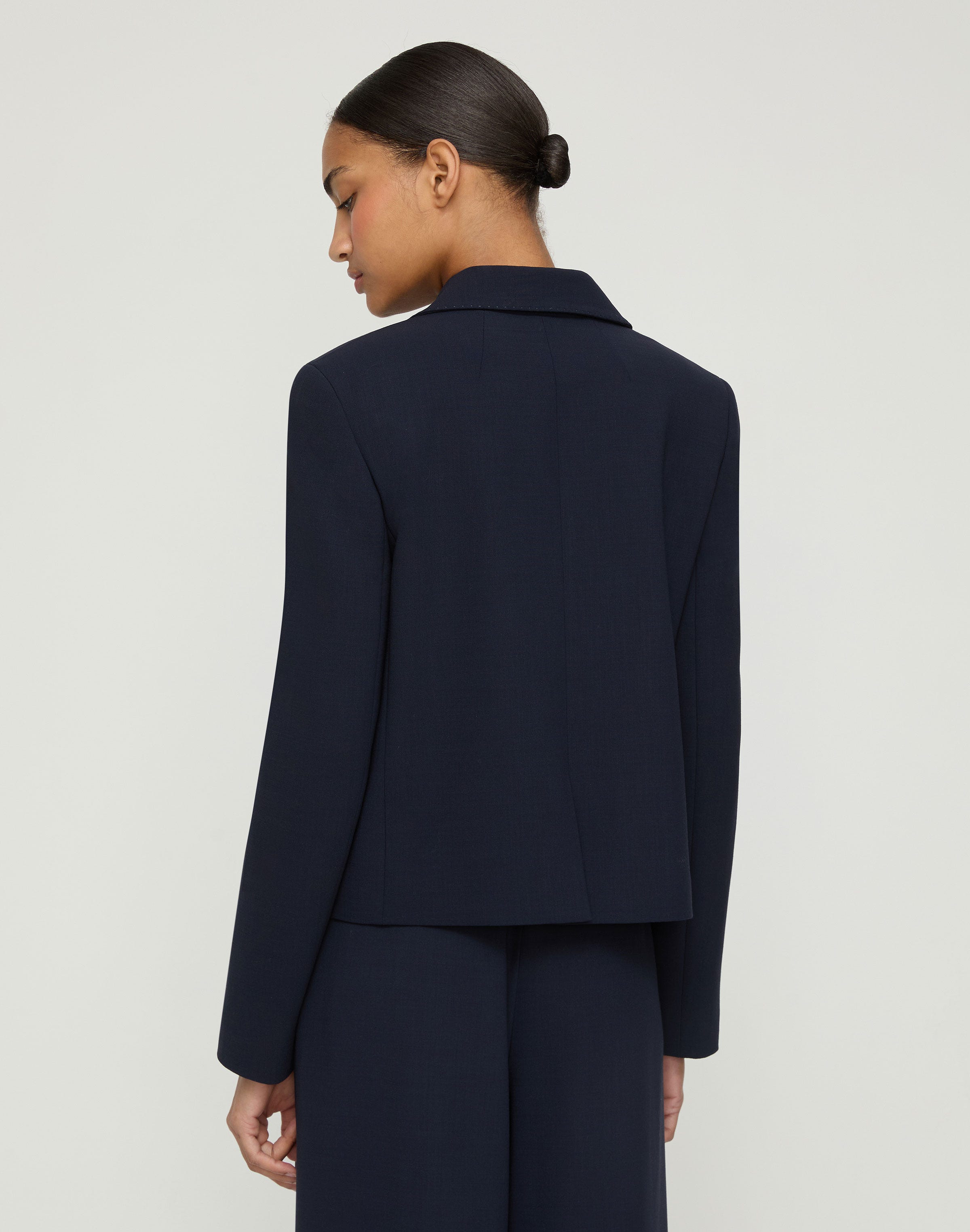 Responsible Wool Double Face Patch Pocket Jacket