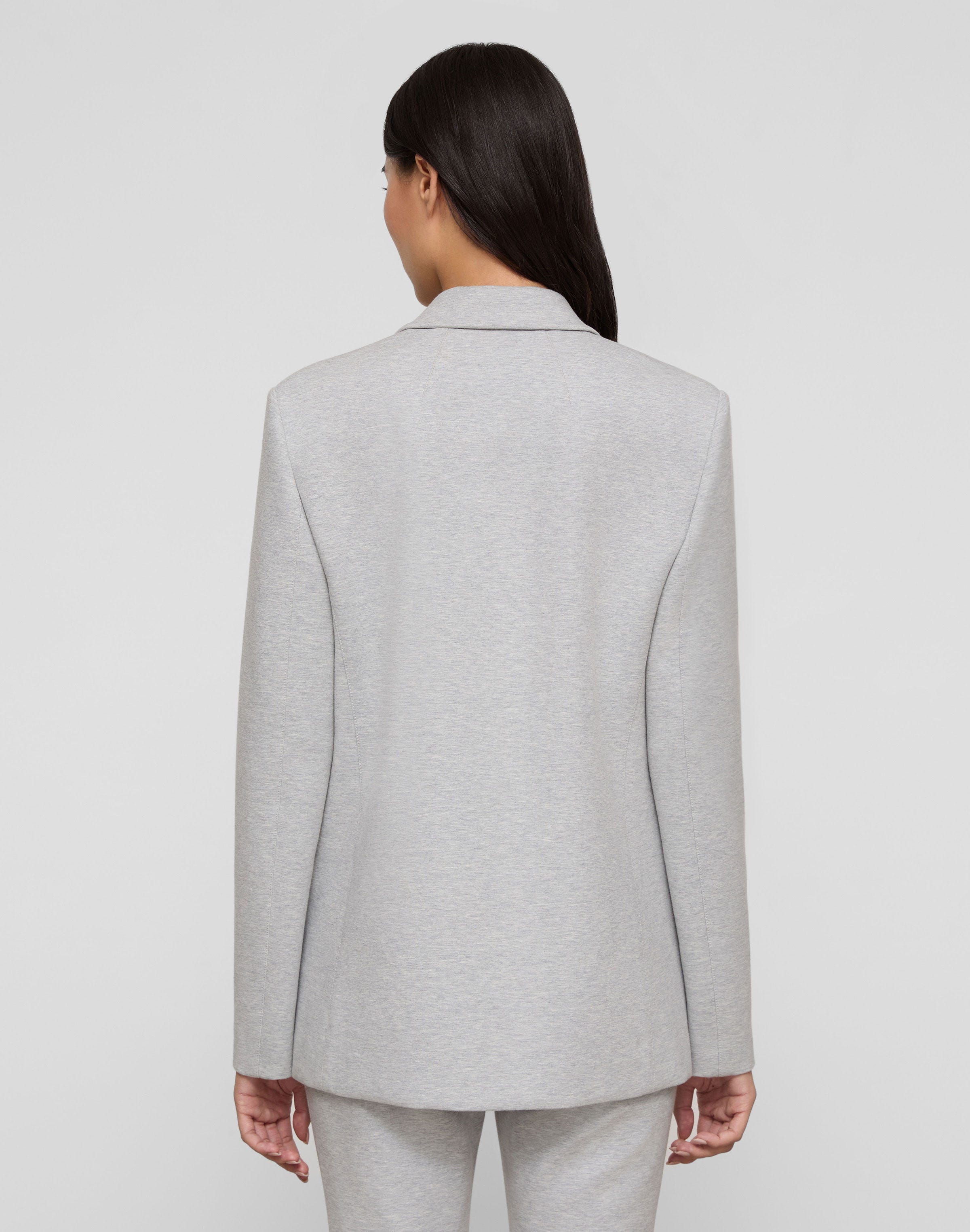 Scuba Mélange Single Button Blazer