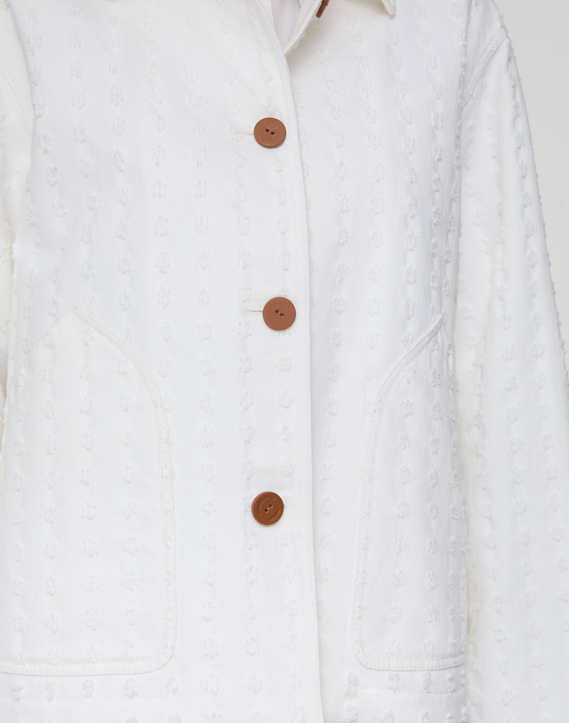L148 Denim Textured A-Line Topper