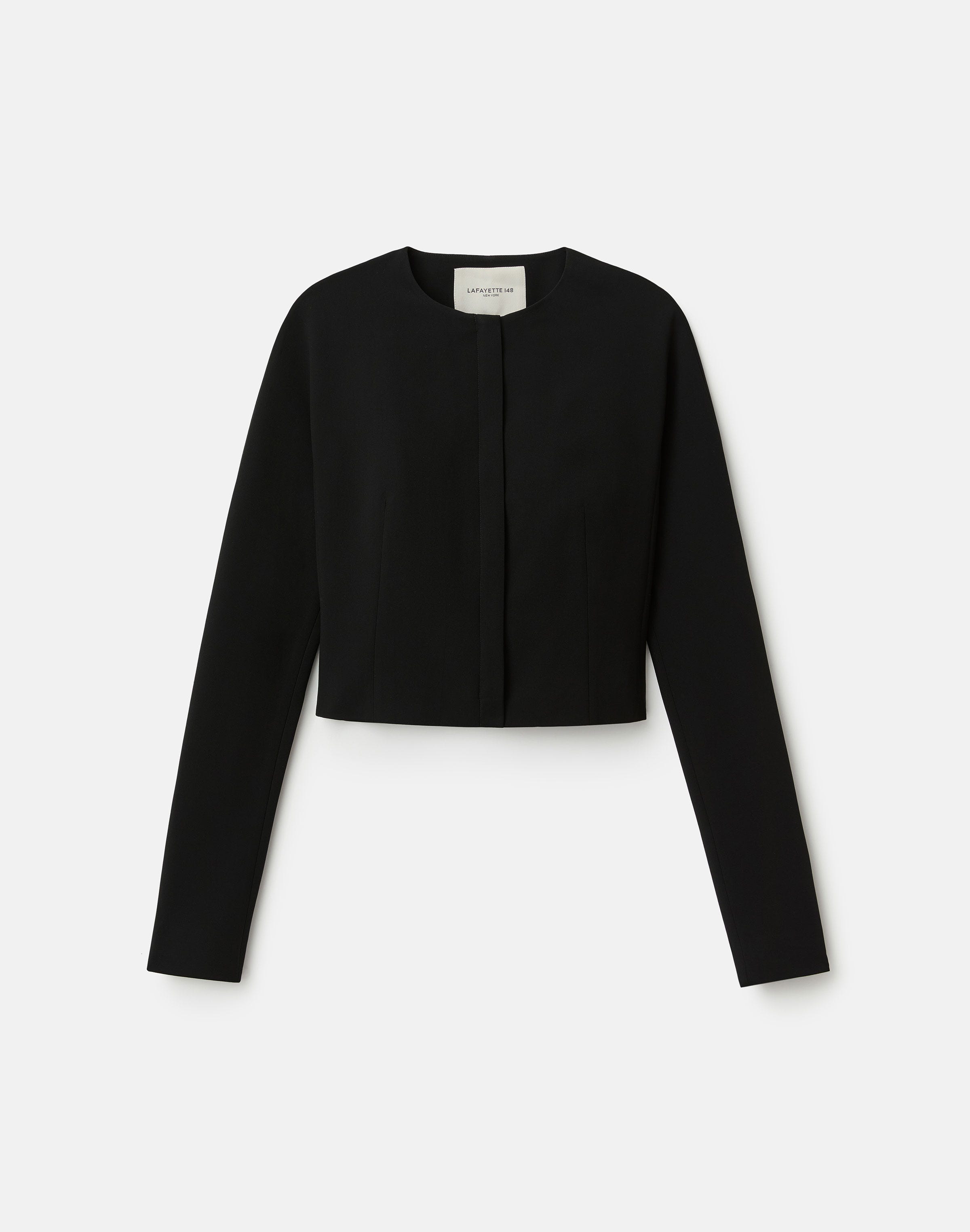 Responsible Finesse Crepe Slim Cropped Jacket