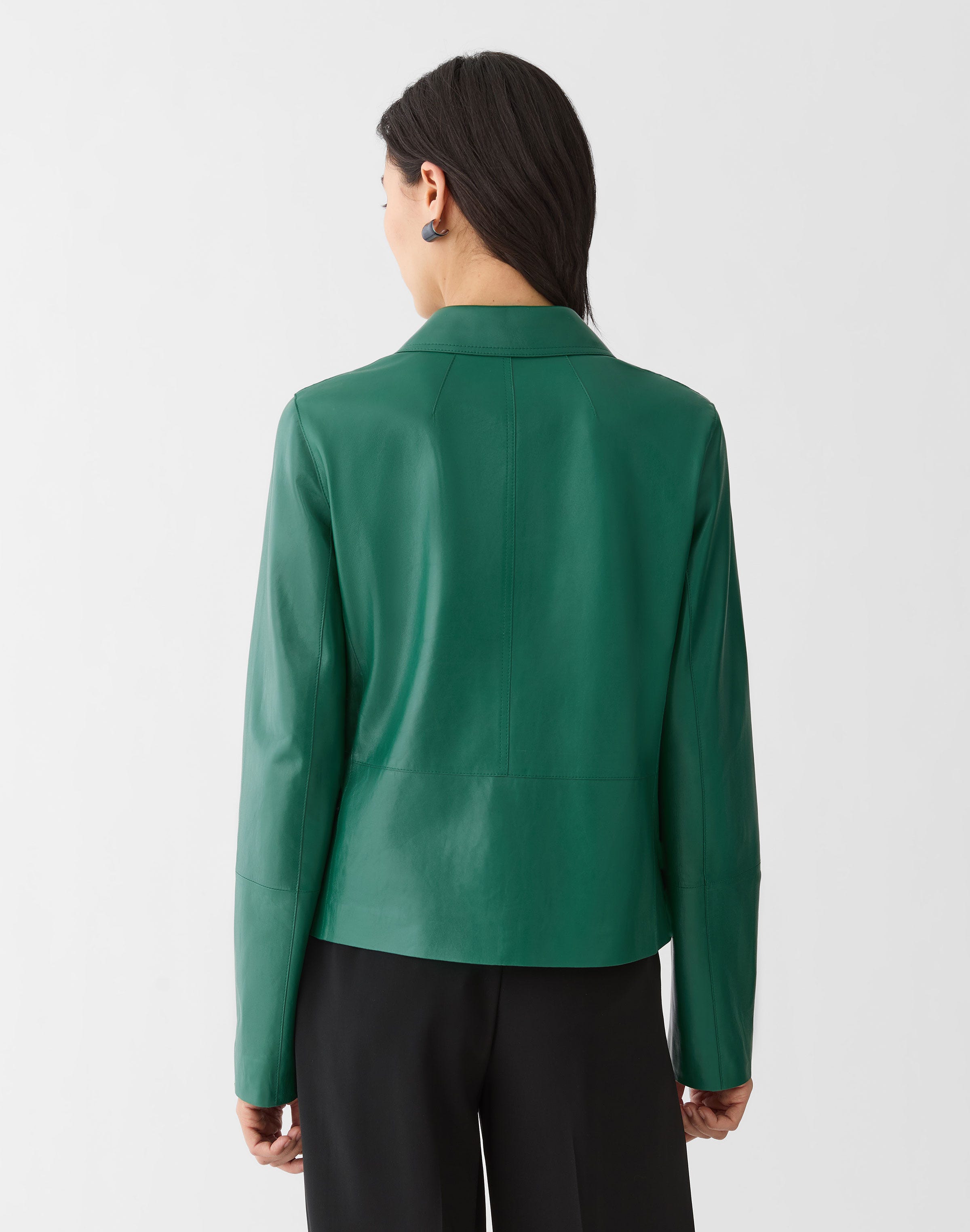 Nappa Leather Three Pocket Jacket