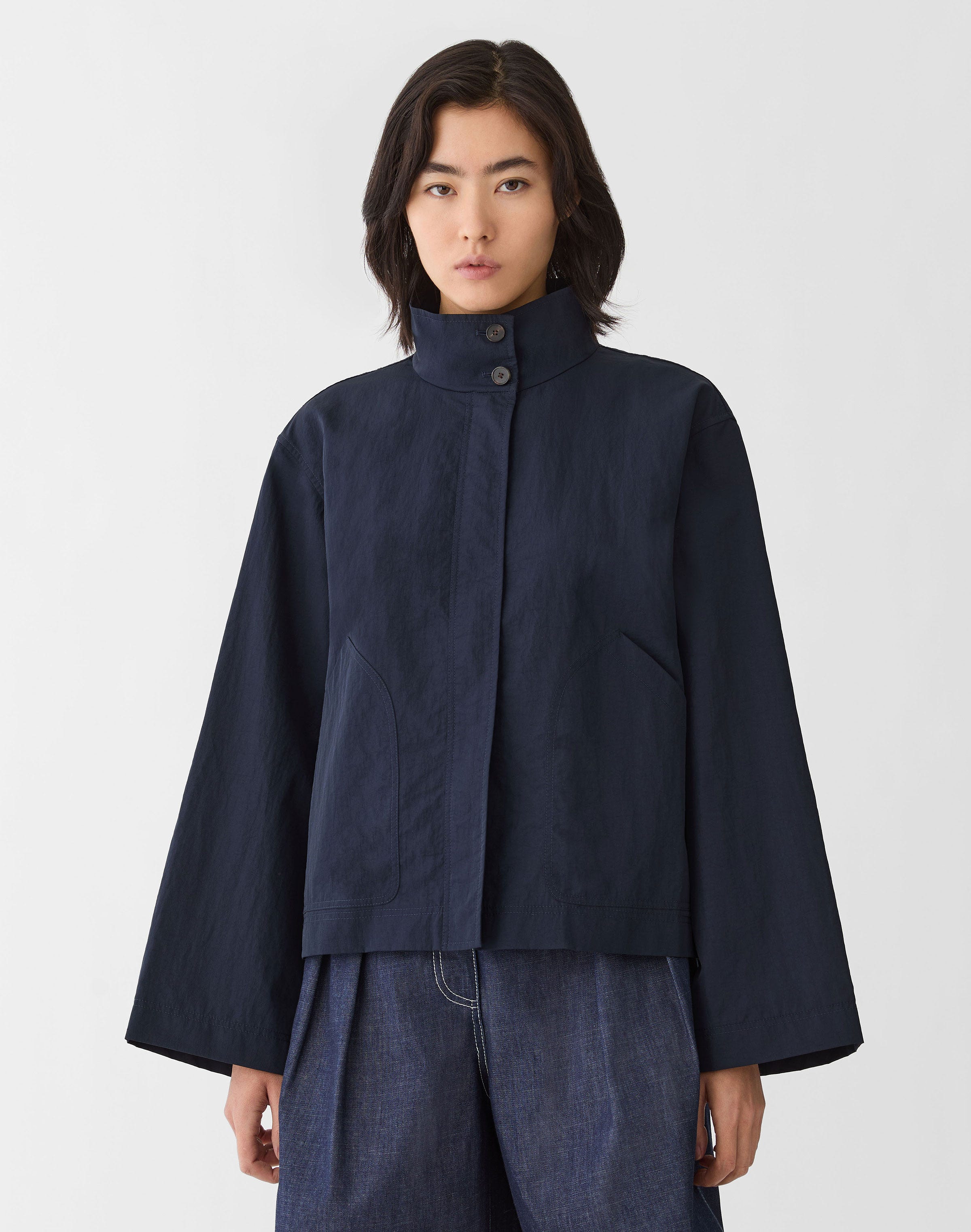 Calvary Twill Funnel Neck Jacket