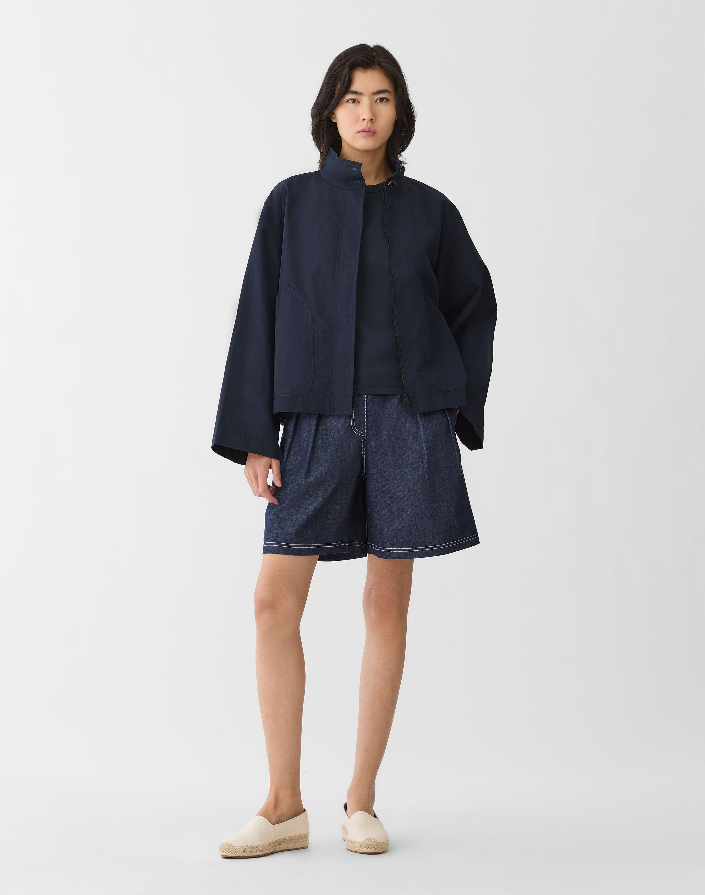Calvary Twill Funnel Neck Jacket