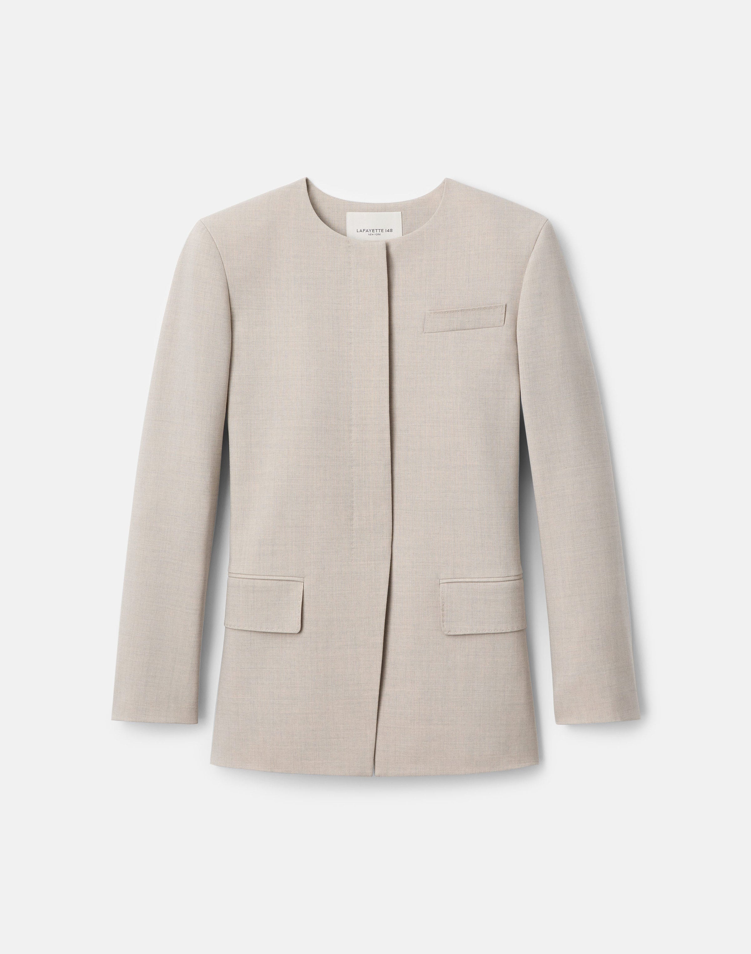 Responsible Stretch Wool Fitted Blazer