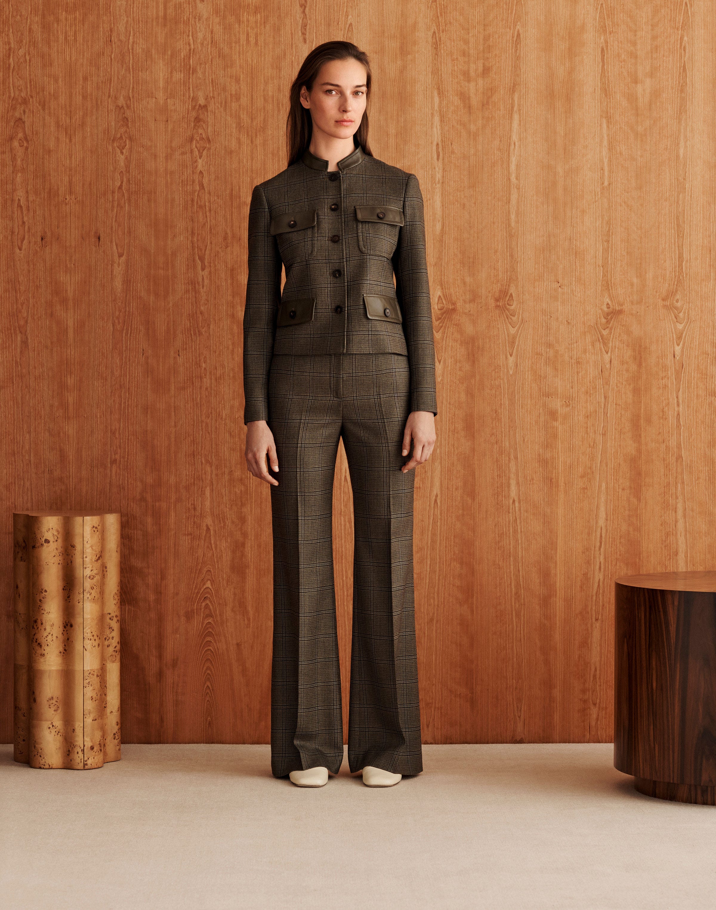 Wool Glen Plaid Jacket and Lafayette Pant