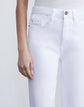 L148 Denim Wyckoff Wide-Leg Cropped Jean