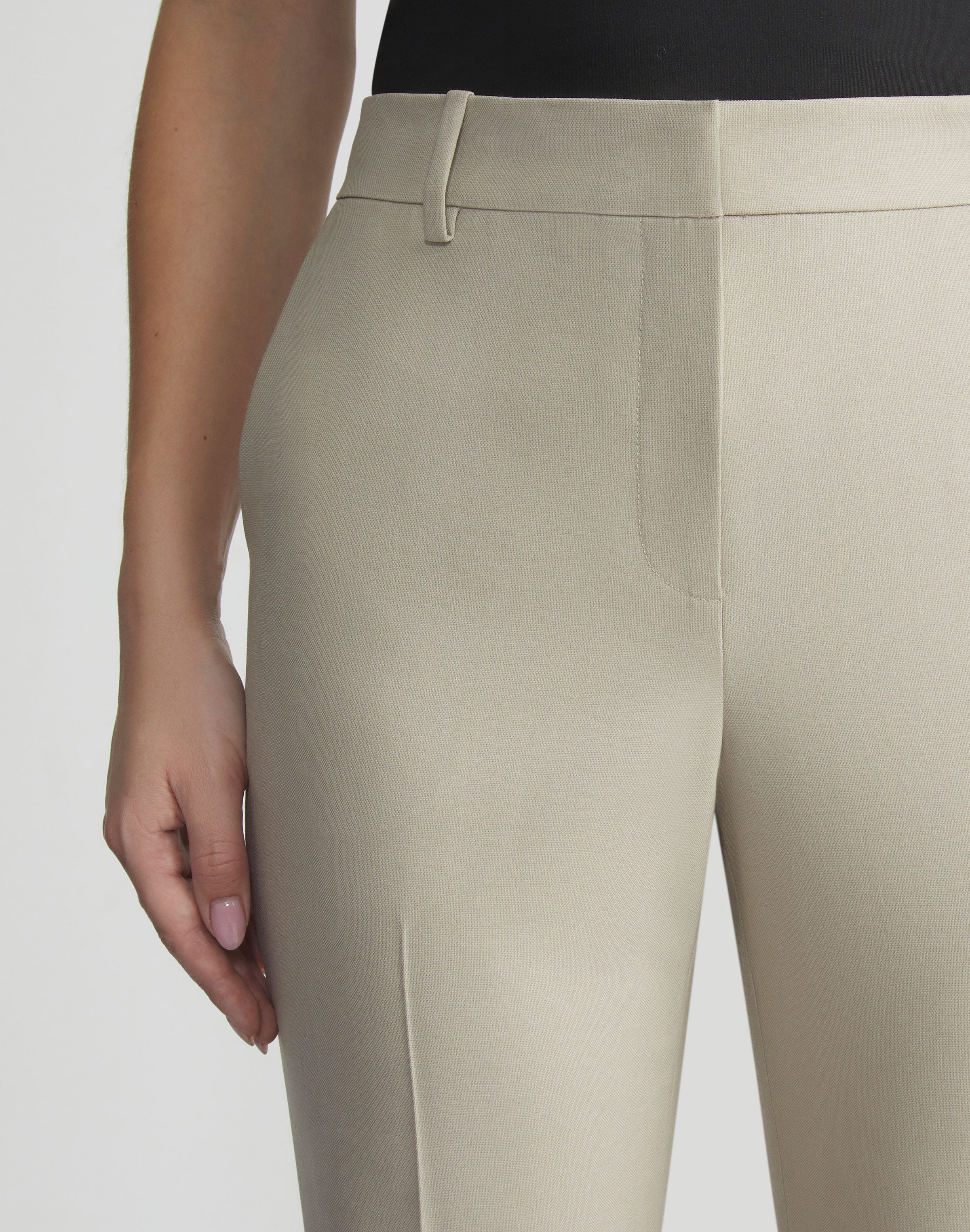 Plus-Size Responsible Stretch Wool Clinton Ankle Pant