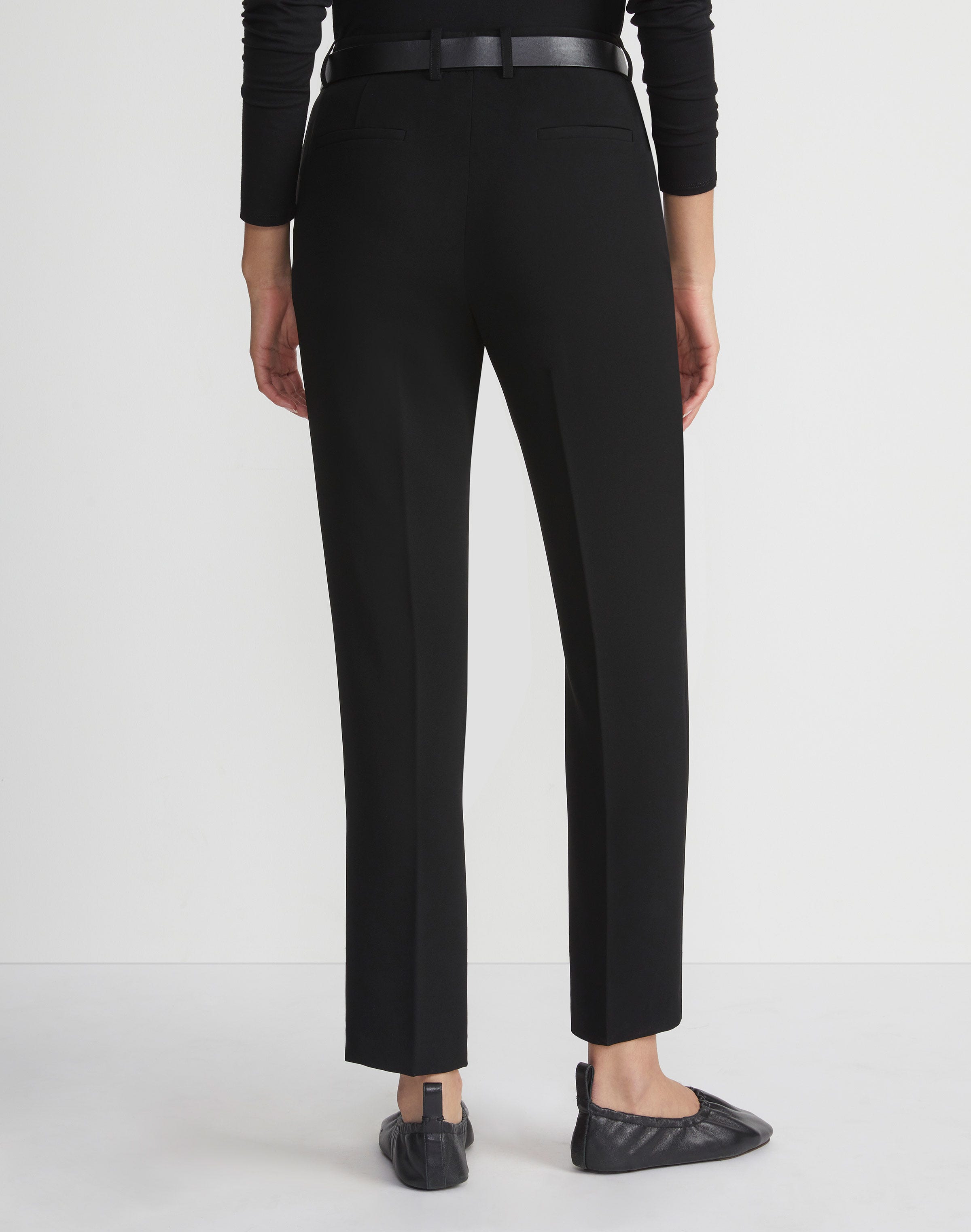 Petite Finesse Crepe Clinton Ankle Pant