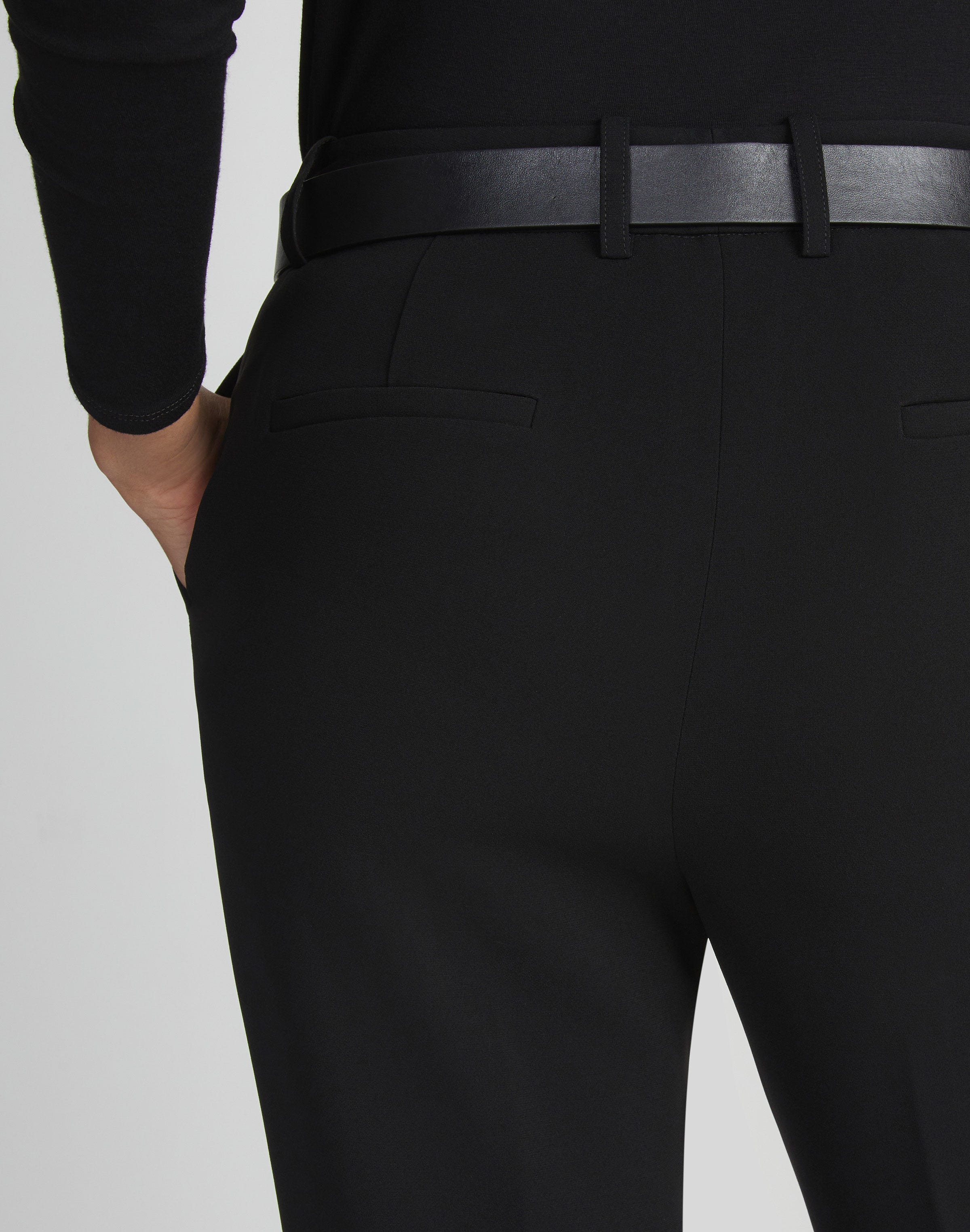 Petite Finesse Crepe Clinton Ankle Pant