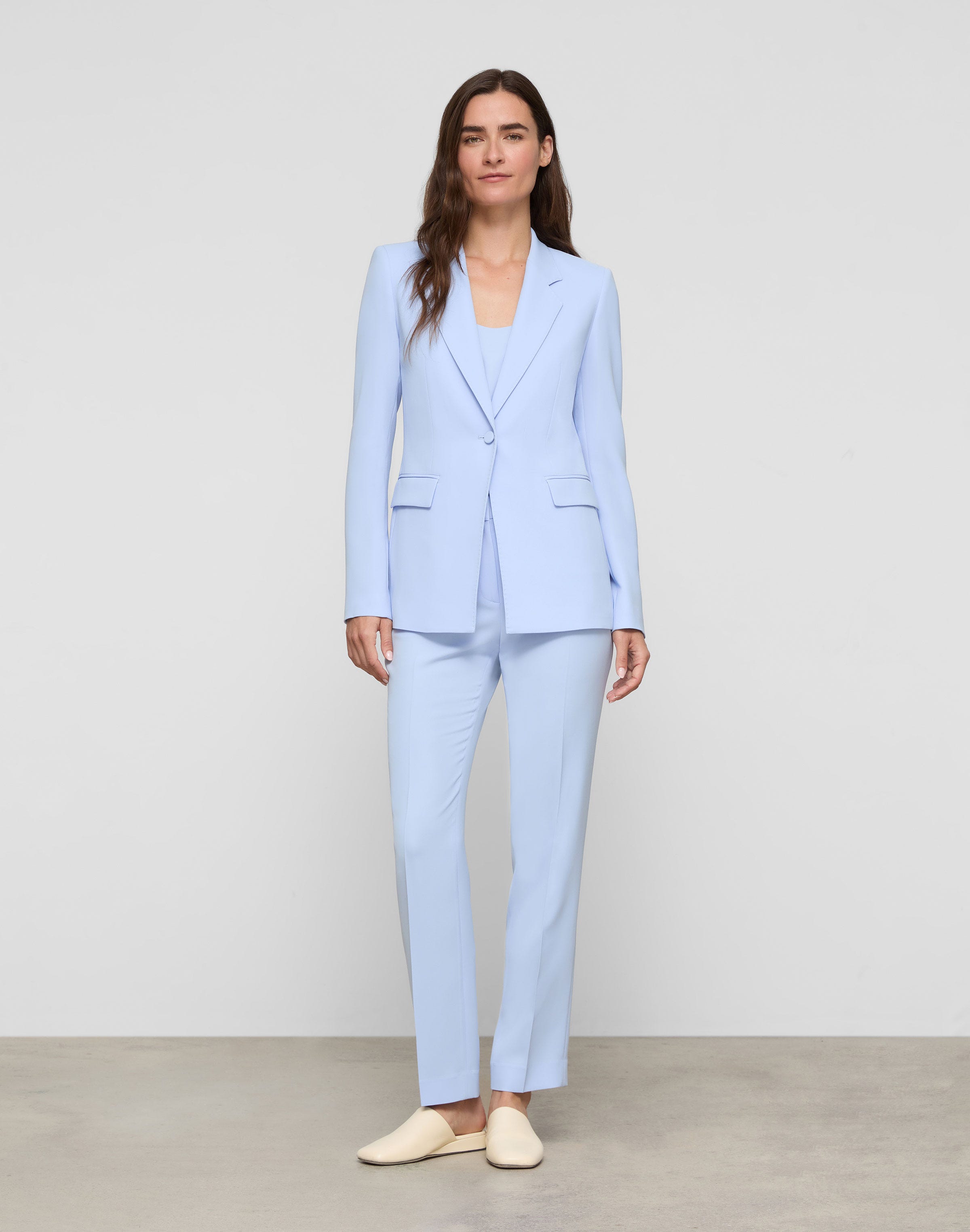 Petite Finesse Crepe Clinton Ankle Pant