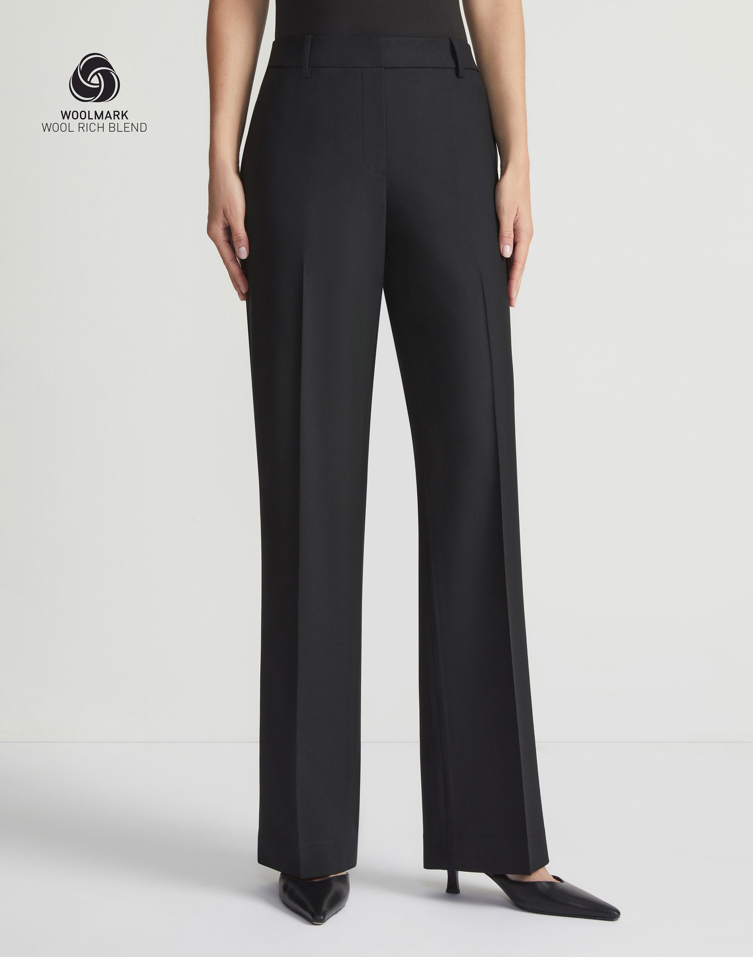 Plus-Size Responsible Stretch Wool Gates Pant