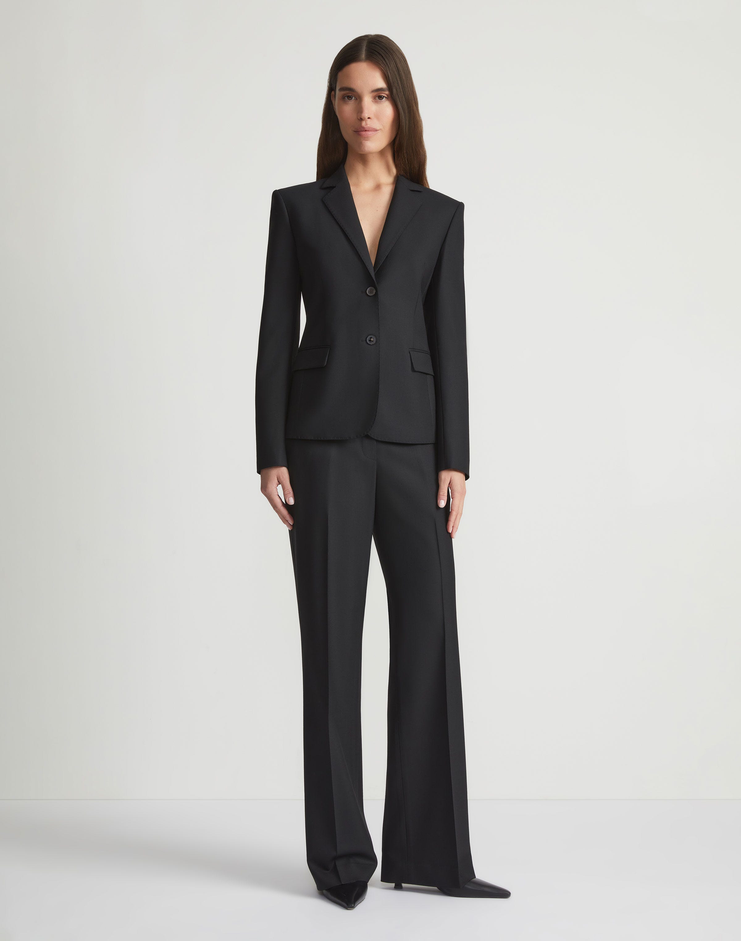 Plus-Size Responsible Stretch Wool Gates Pant