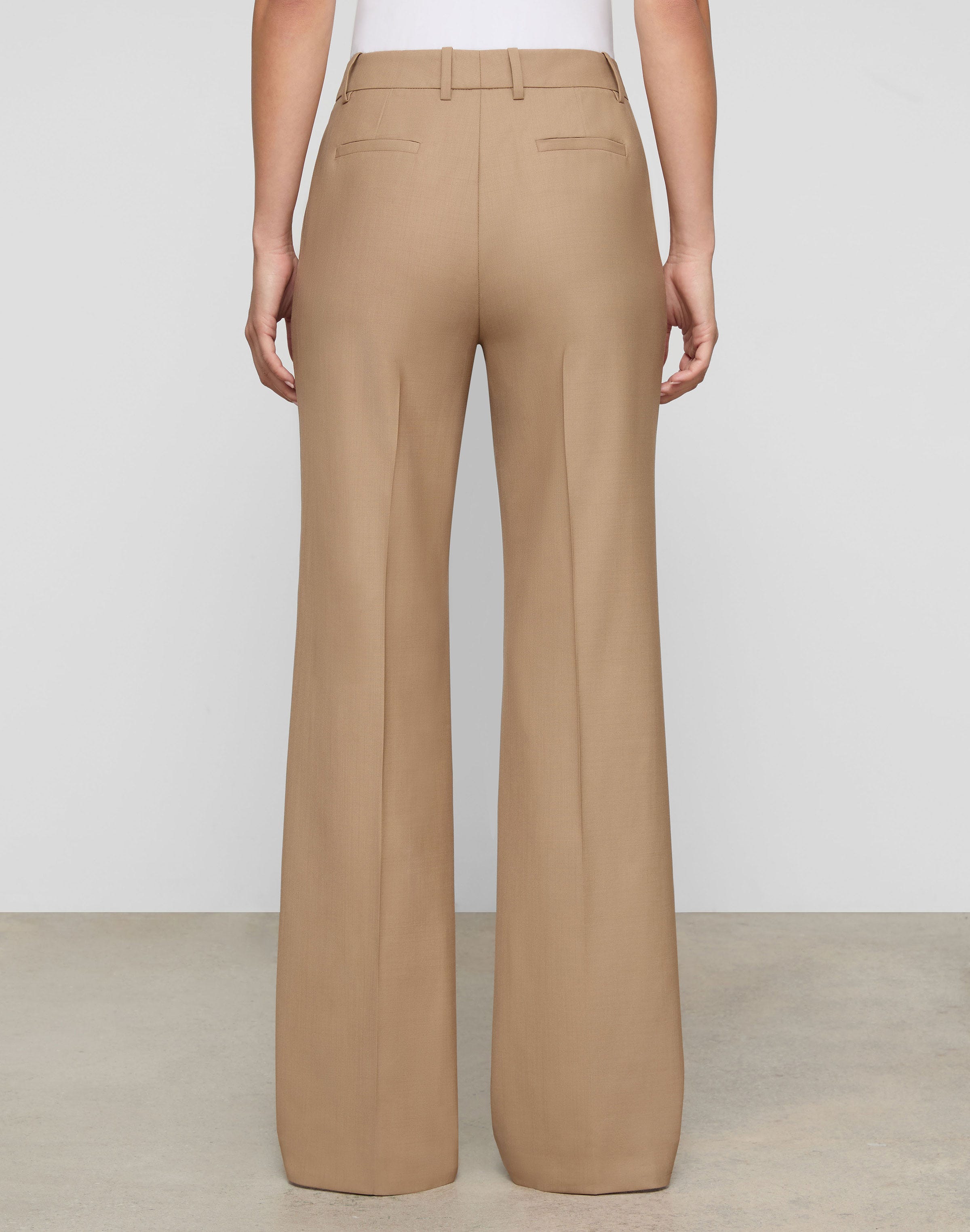 Plus-Size Tropical Wool Gates Pant